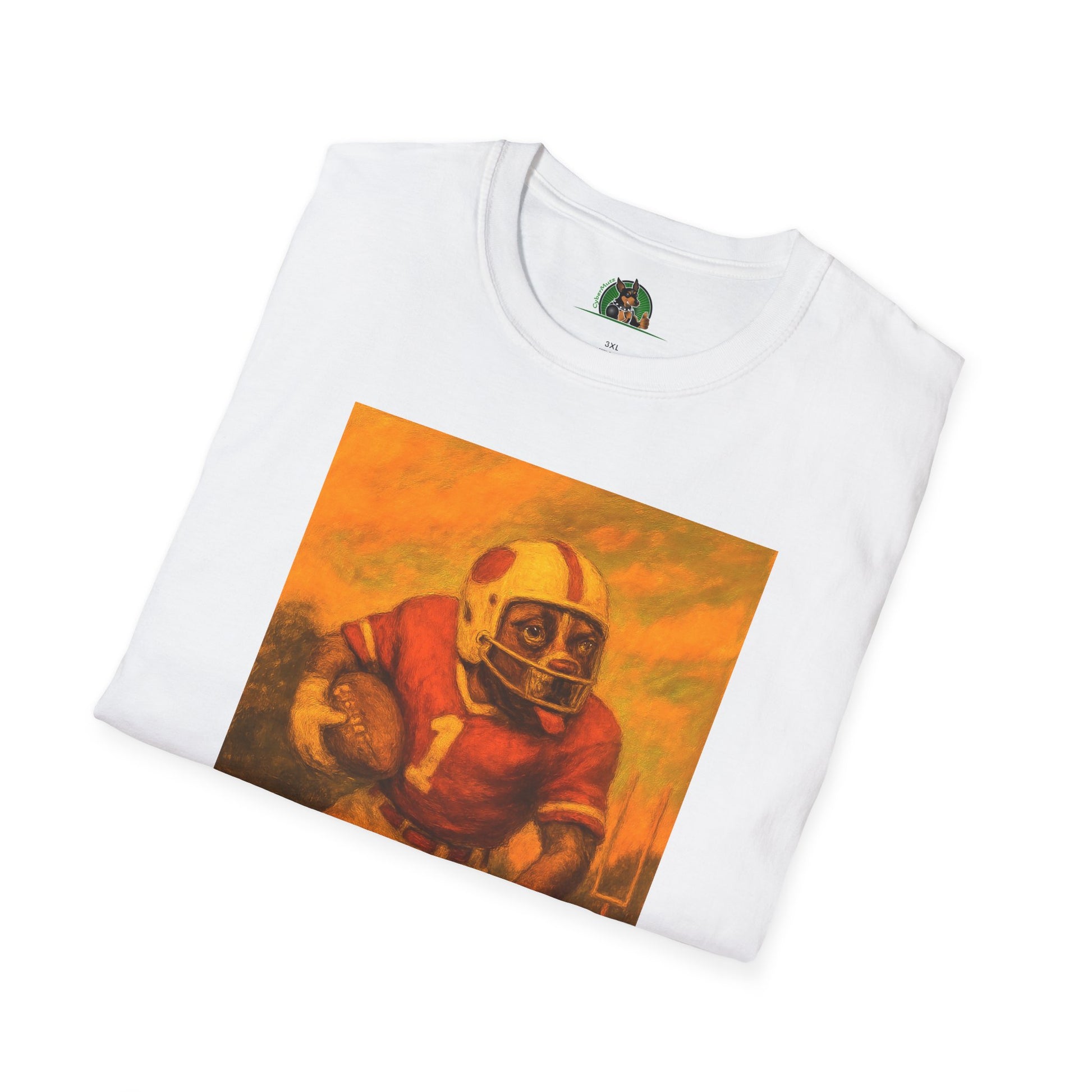 Boxer Puppy Dogs T-Shirt - Sports Football Unisex Tee T-Shirt Printify