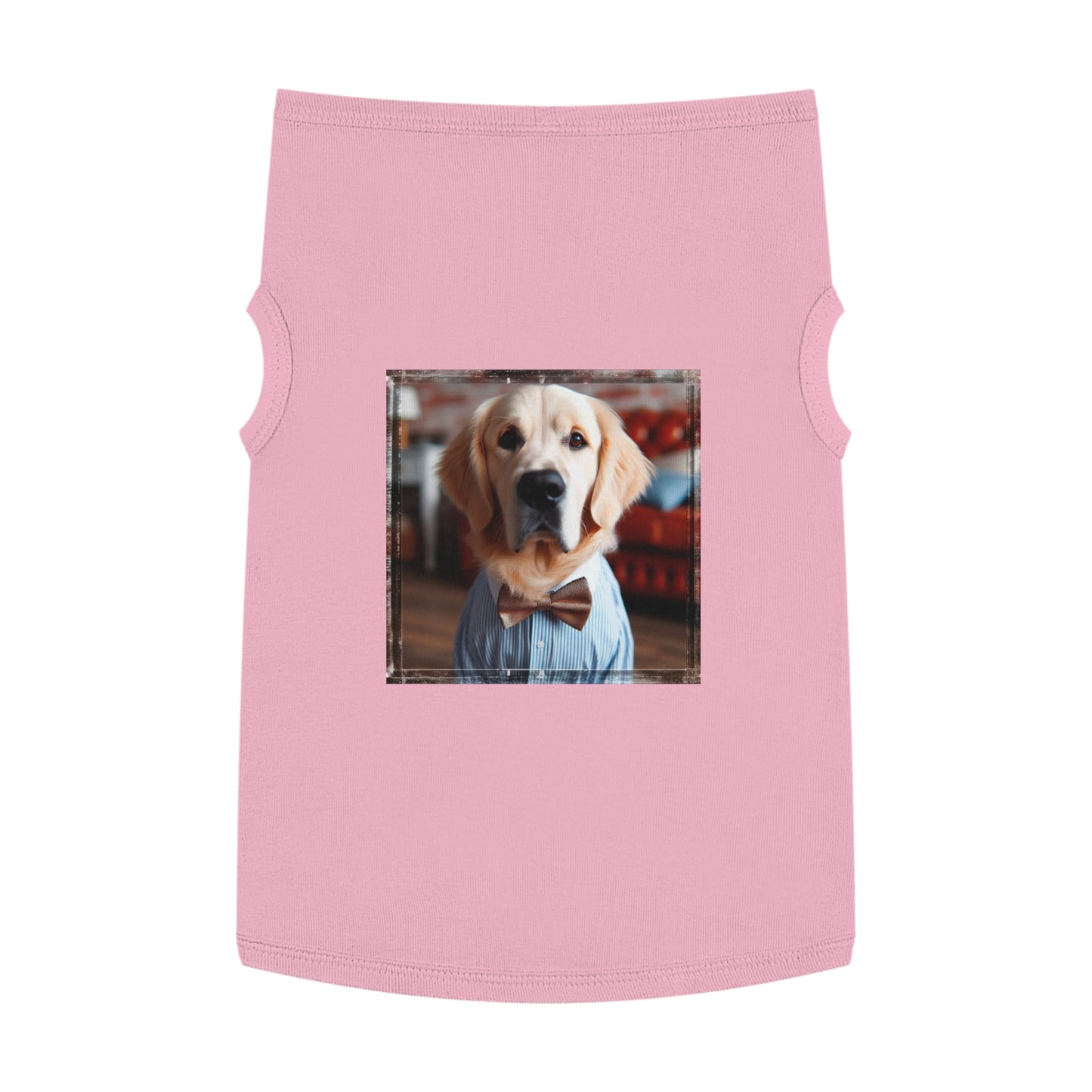 Golden Retriever pet tank top Pets Printify XL Pink 