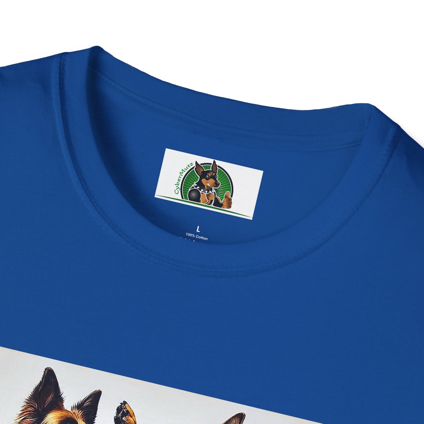 Dancing German Shepherd Unisex T-Shirt T-Shirt Printify