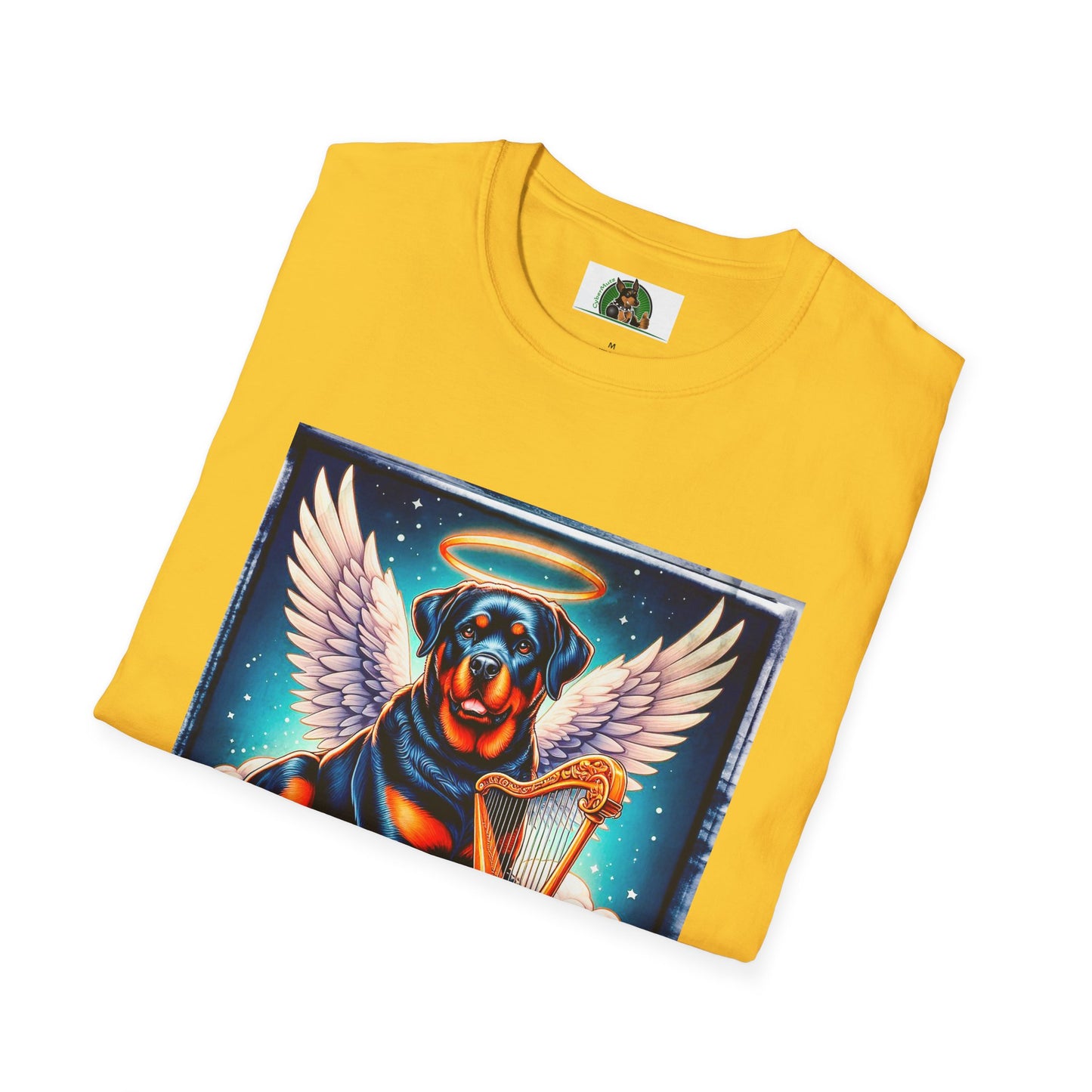 Rotteeiler sngel with harp shirt