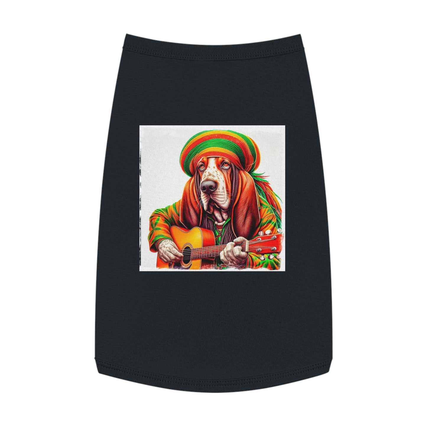 Pet Tank Top Basset Hound Pets Printify L Black