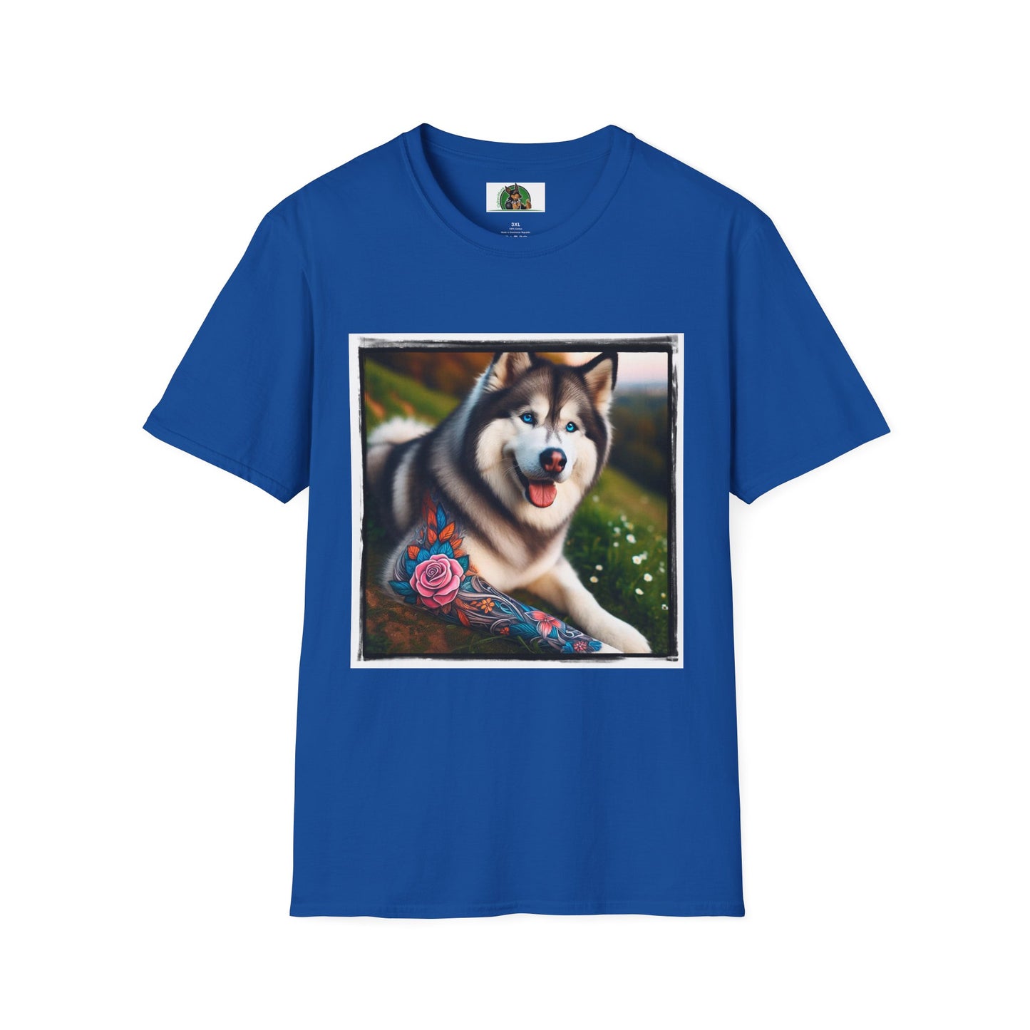 Husky T-Shirt Printify XS Royal 