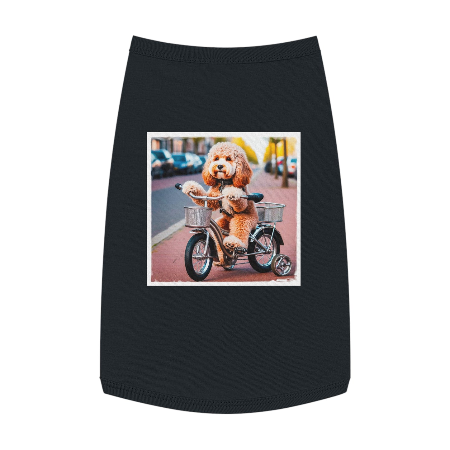 Pet Tank Top CockerPoo Pets Printify L Black