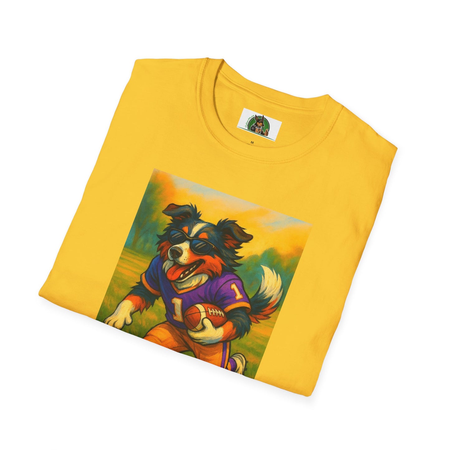 Sports Football Australian Shepherd T-Shirt