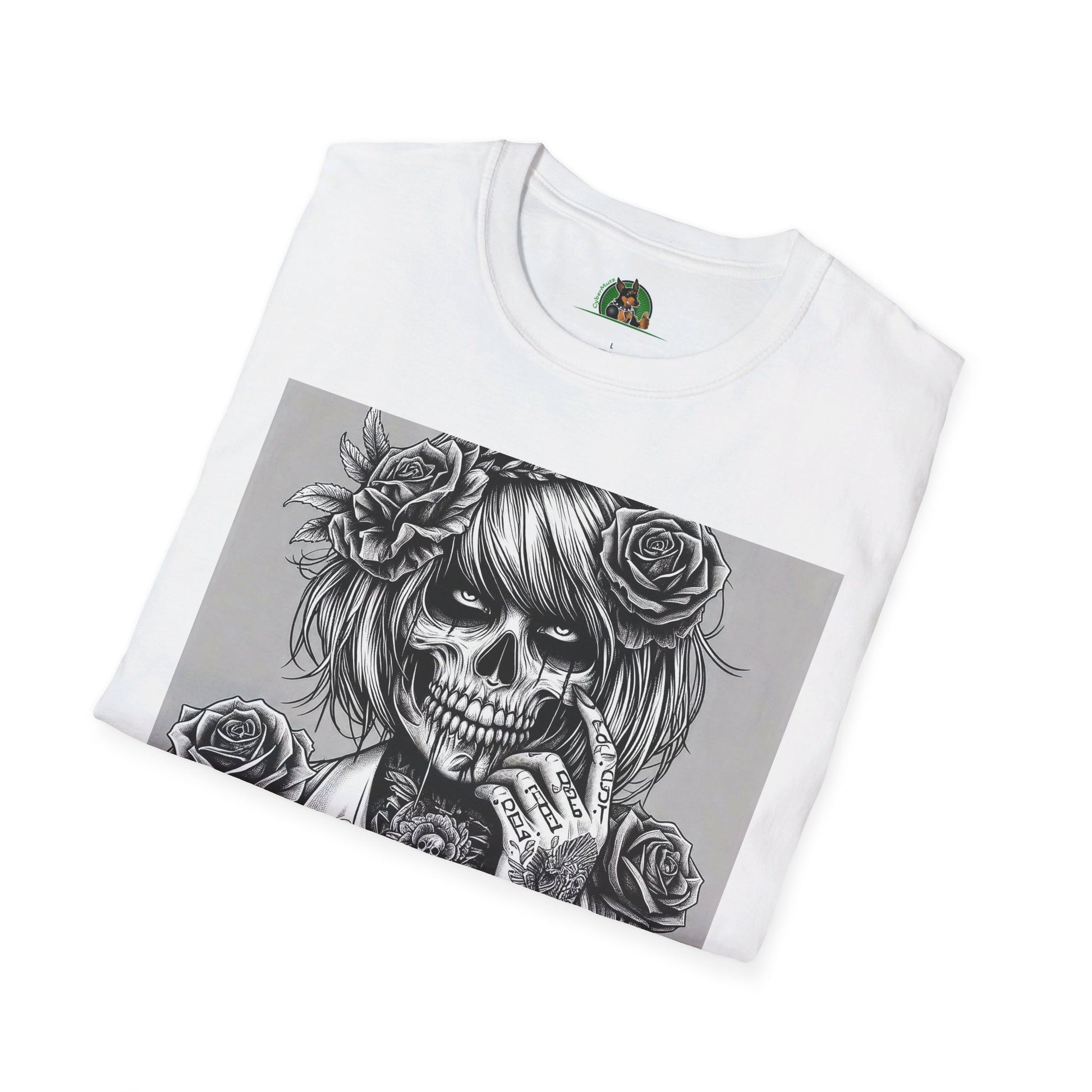 Zombie Girl T-Shirt Printify   