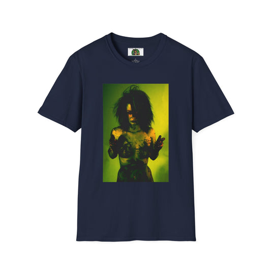 Mis·cel·la·ne·ous Crazy Girl T-Shirt Printify S Navy 