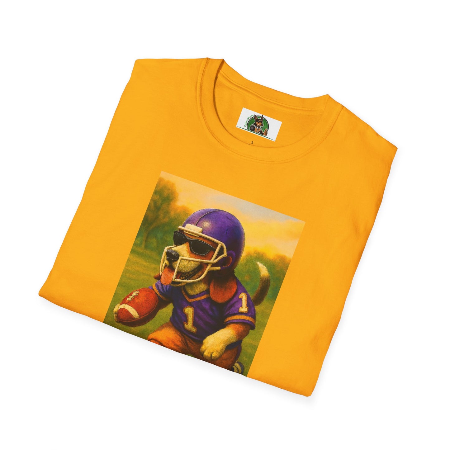 Sports Beagle Football T-Shirt