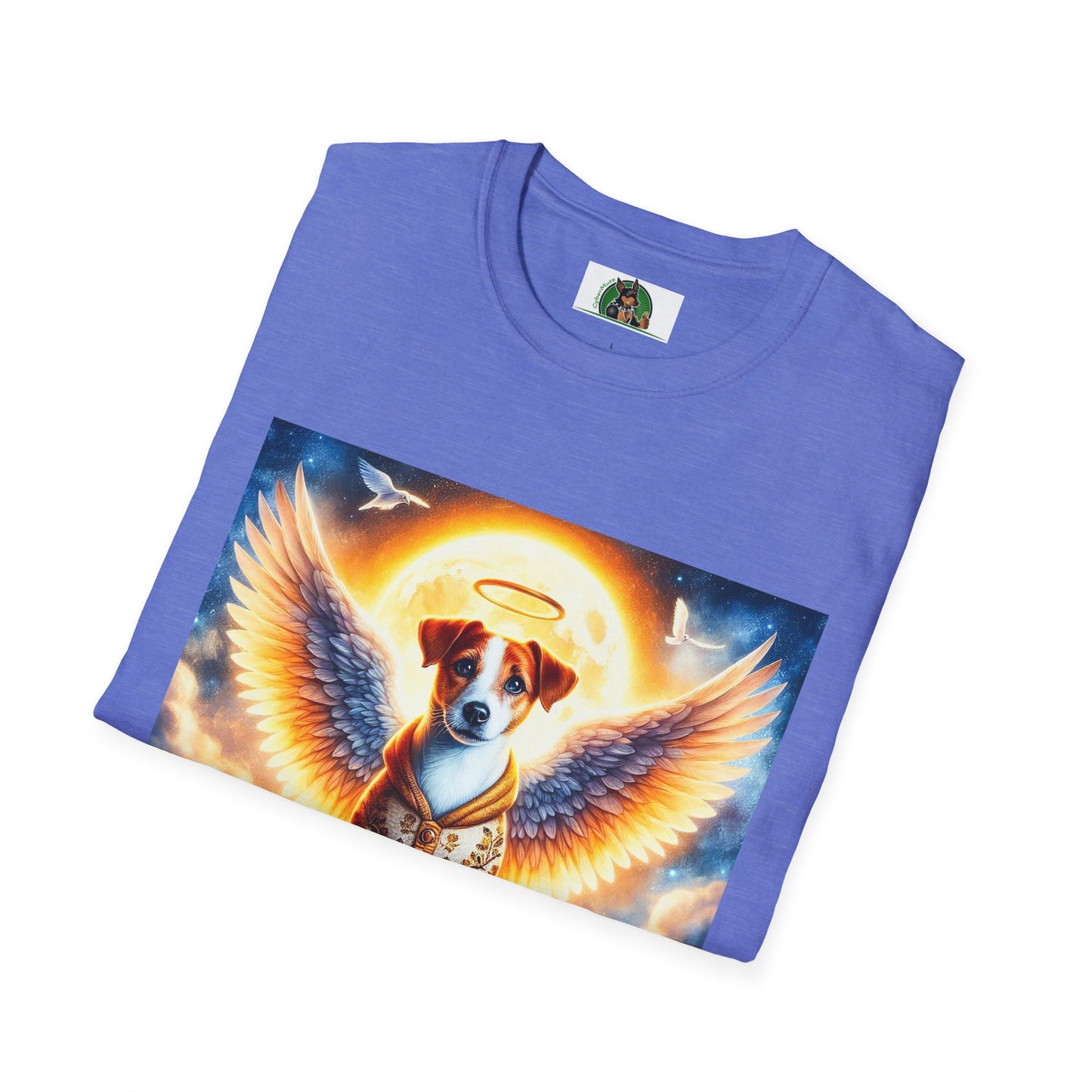 Jack Russell Golden Angel T-Shirt Printify   