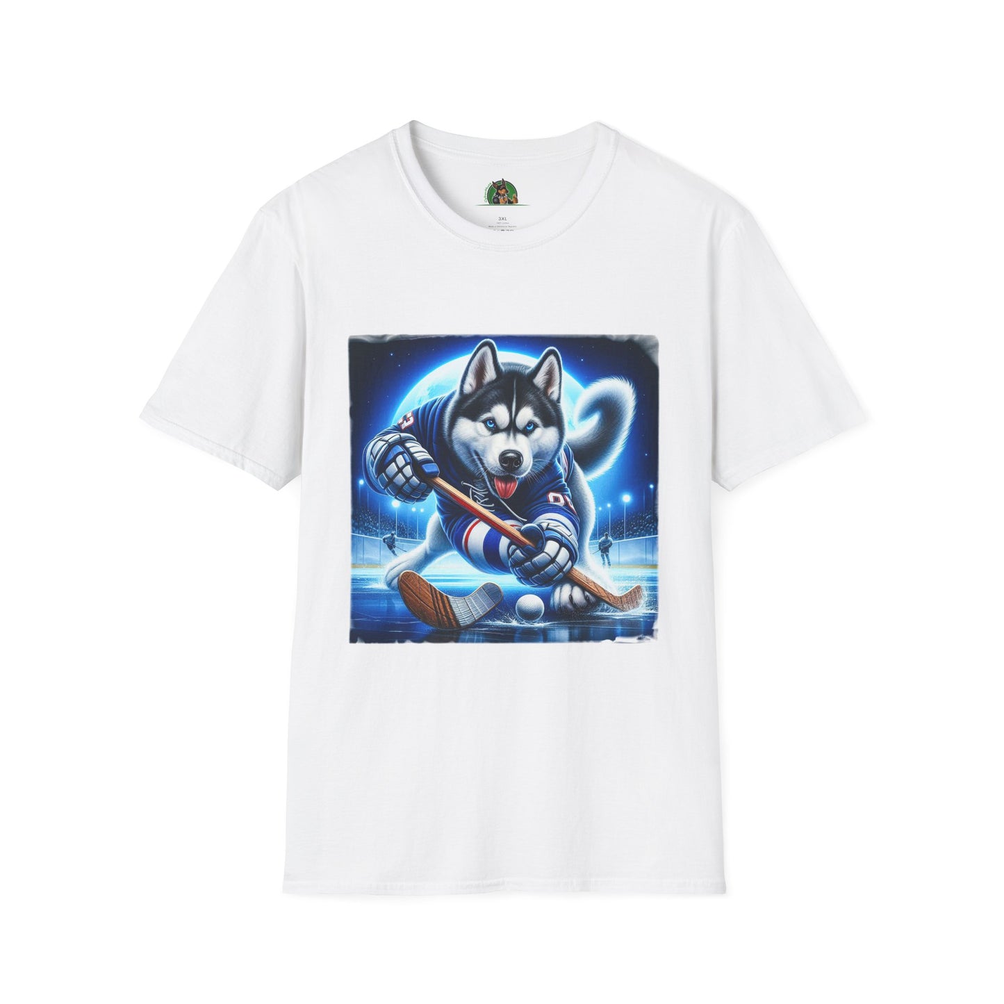 Husky T-Shirt Printify XS White 