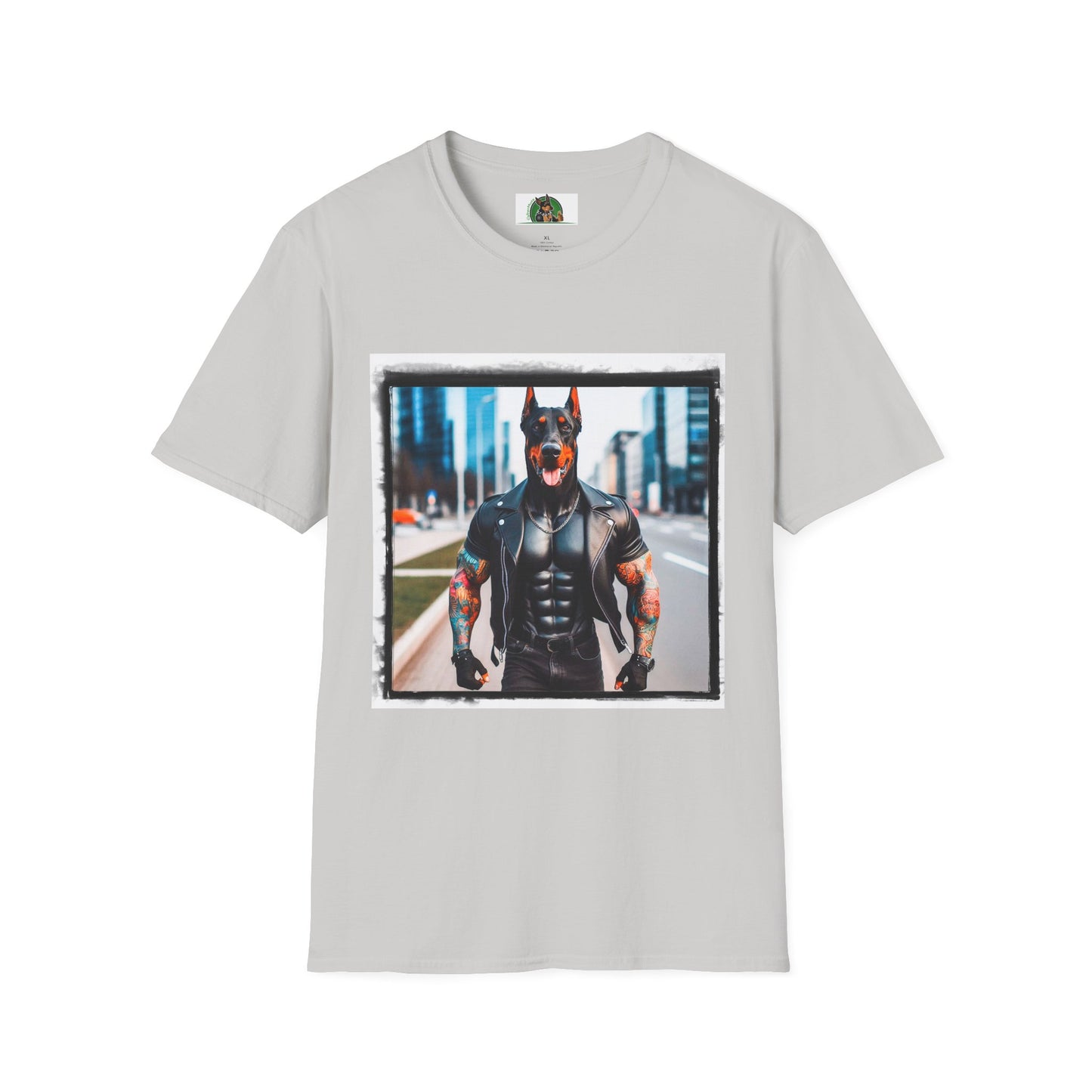 Doberman T-Shirt Printify S Ice Grey