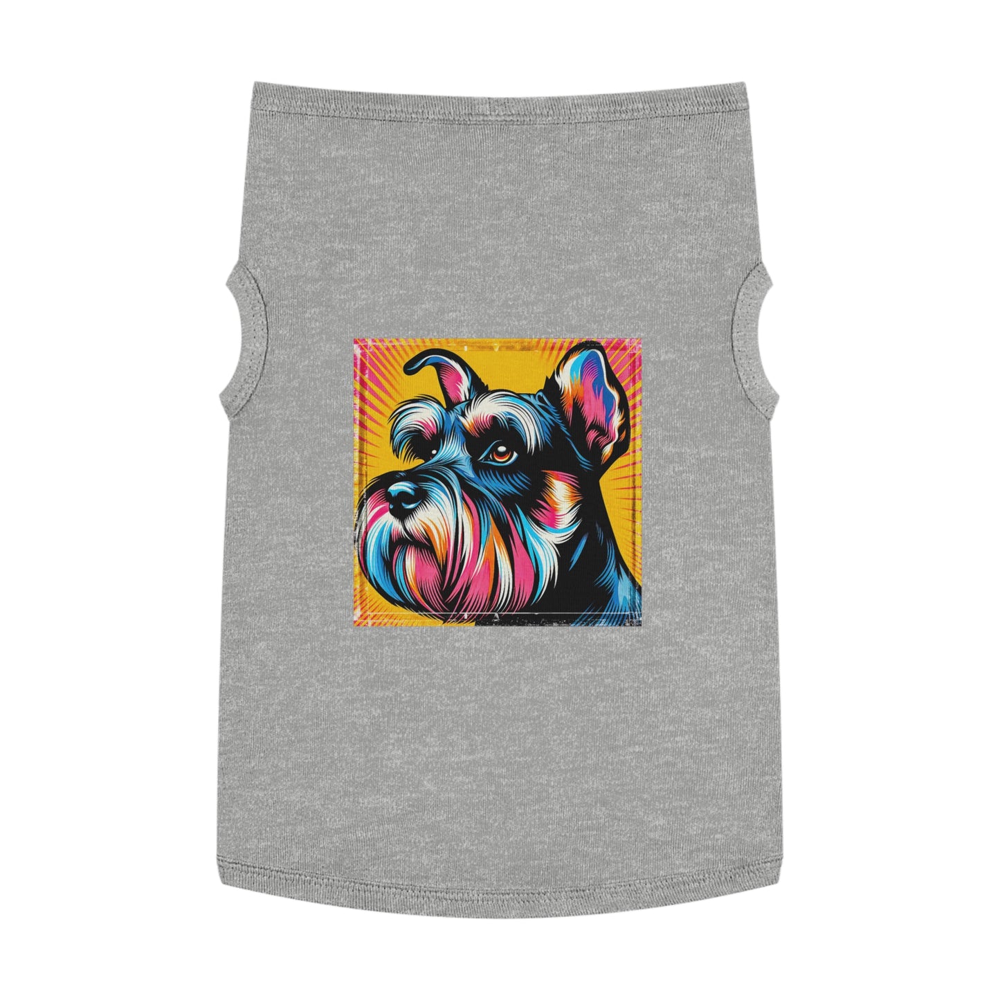 Pet Tank Top Miniature Schnauzer Pets Printify XL Heather 