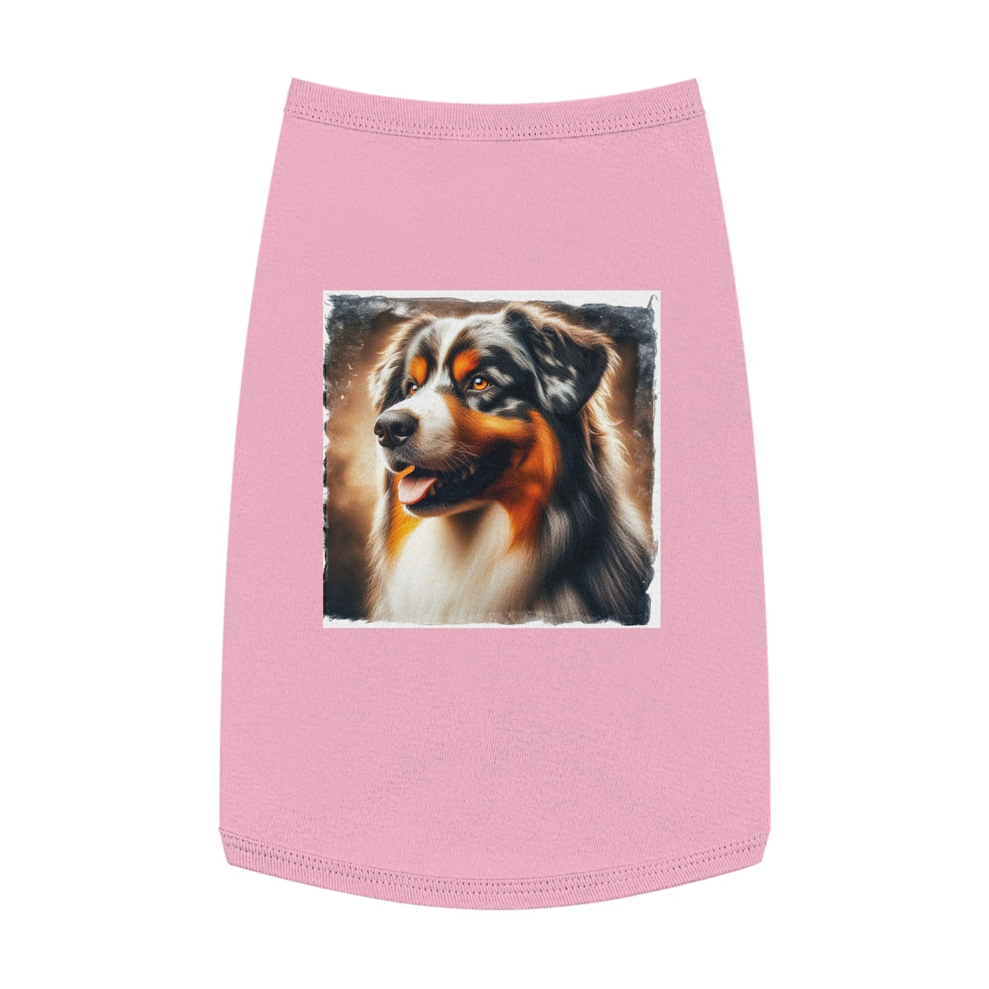 Pet Tank Top Australian Shepherd Pets Printify L Pink 