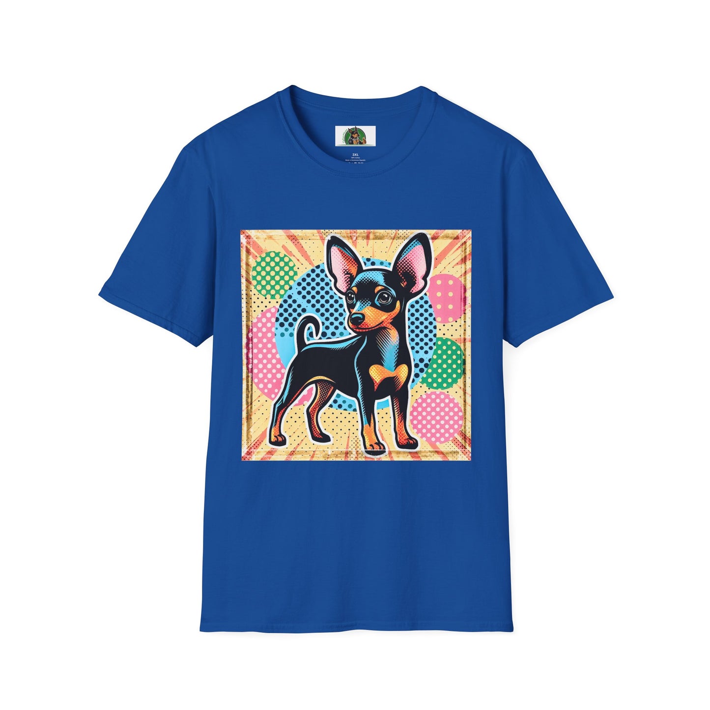 Min Pin T-Shirt T-Shirt Printify XS Royal 