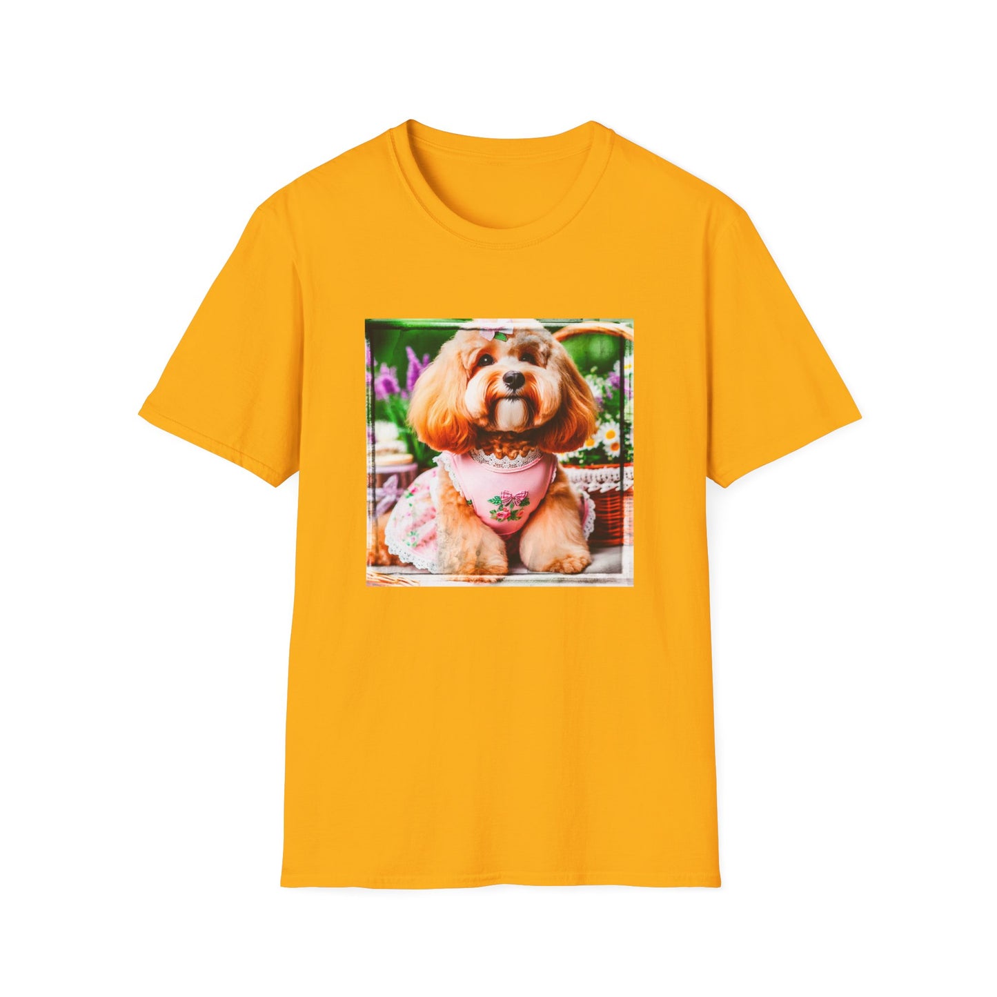 CockerPoo T-Shirt Printify S Gold