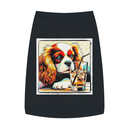 Pet Tank Top Cavalier King Charles Spaniel Pets Printify M Black