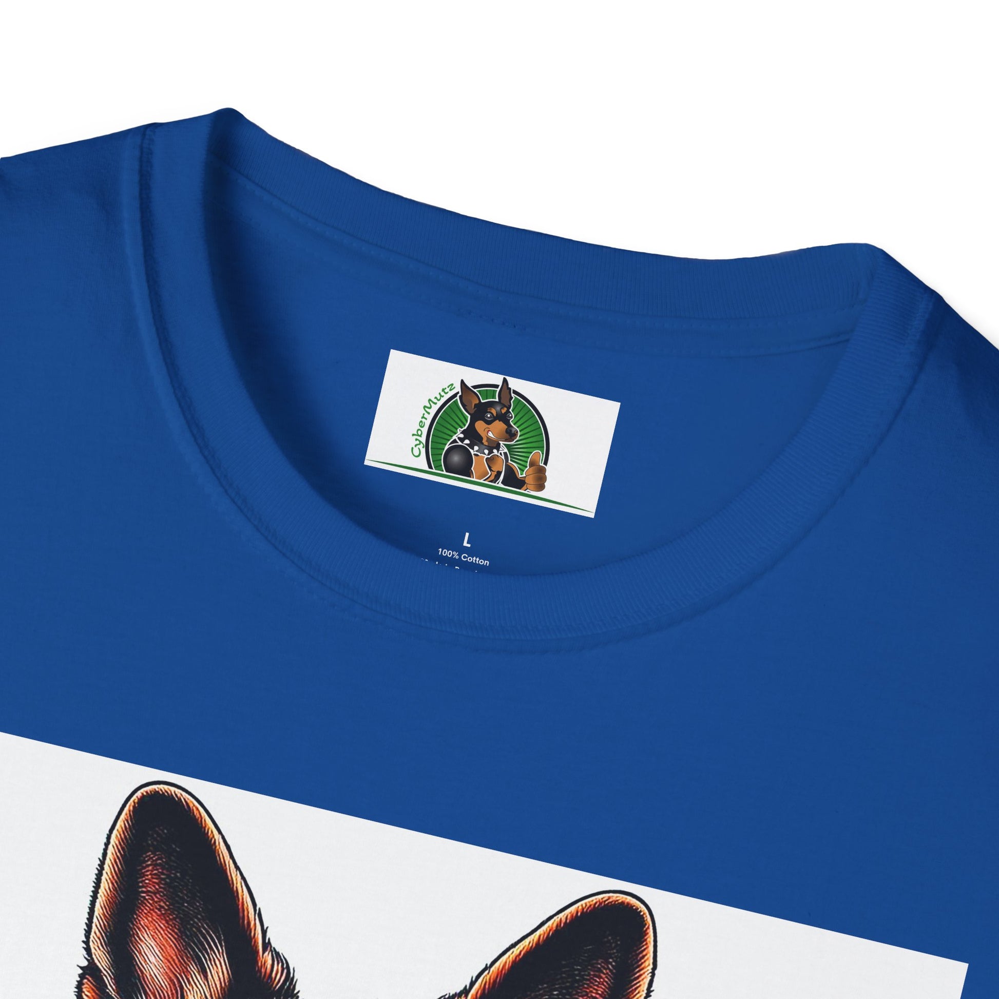 German Shepherd business suit shirt T-Shirt Printify