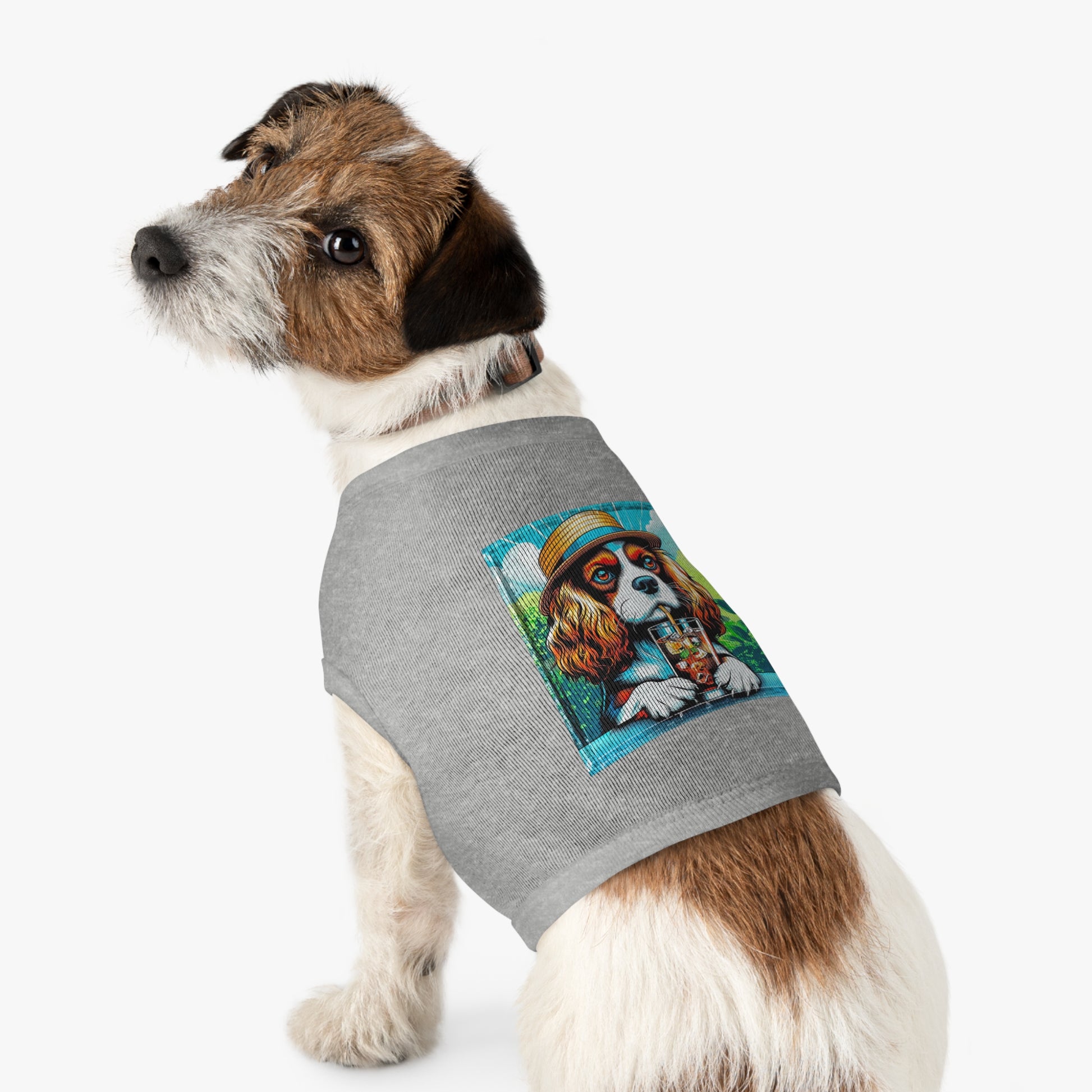 Pet Tank Top Cavalier King Charles Spaniel Pets Printify