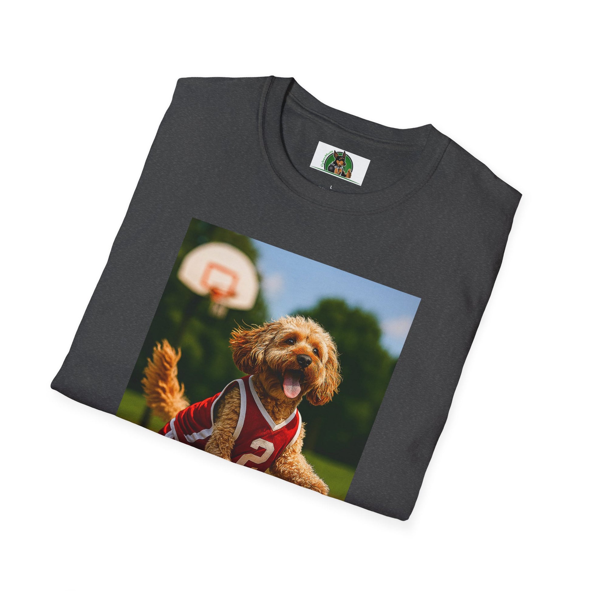 Sports Cockerpoo Basketball T-Shirt T-Shirt Printify