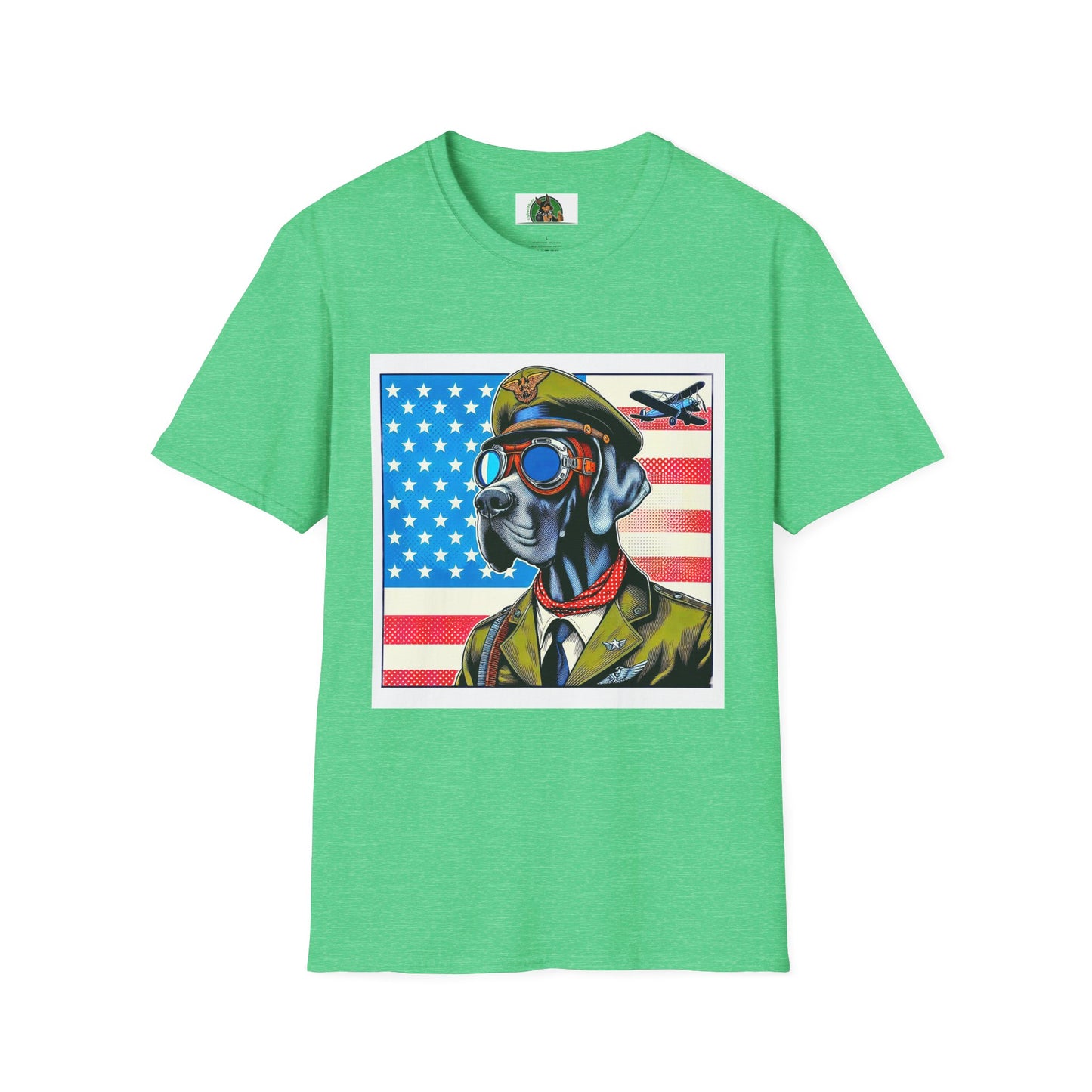 Great Dane T-Shirt Printify S Heather Irish Green 