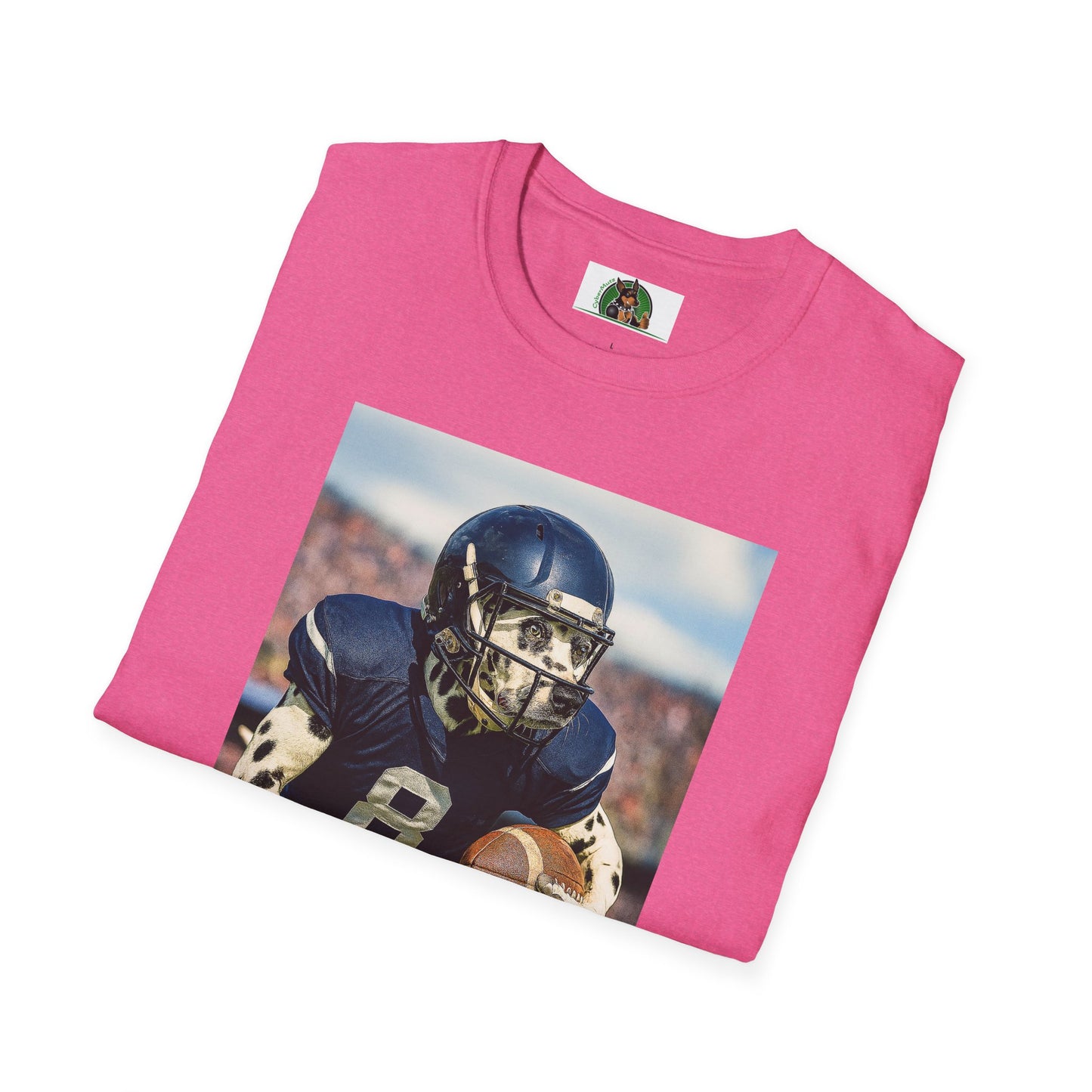 Football Dalmatian Sports T-Shirt