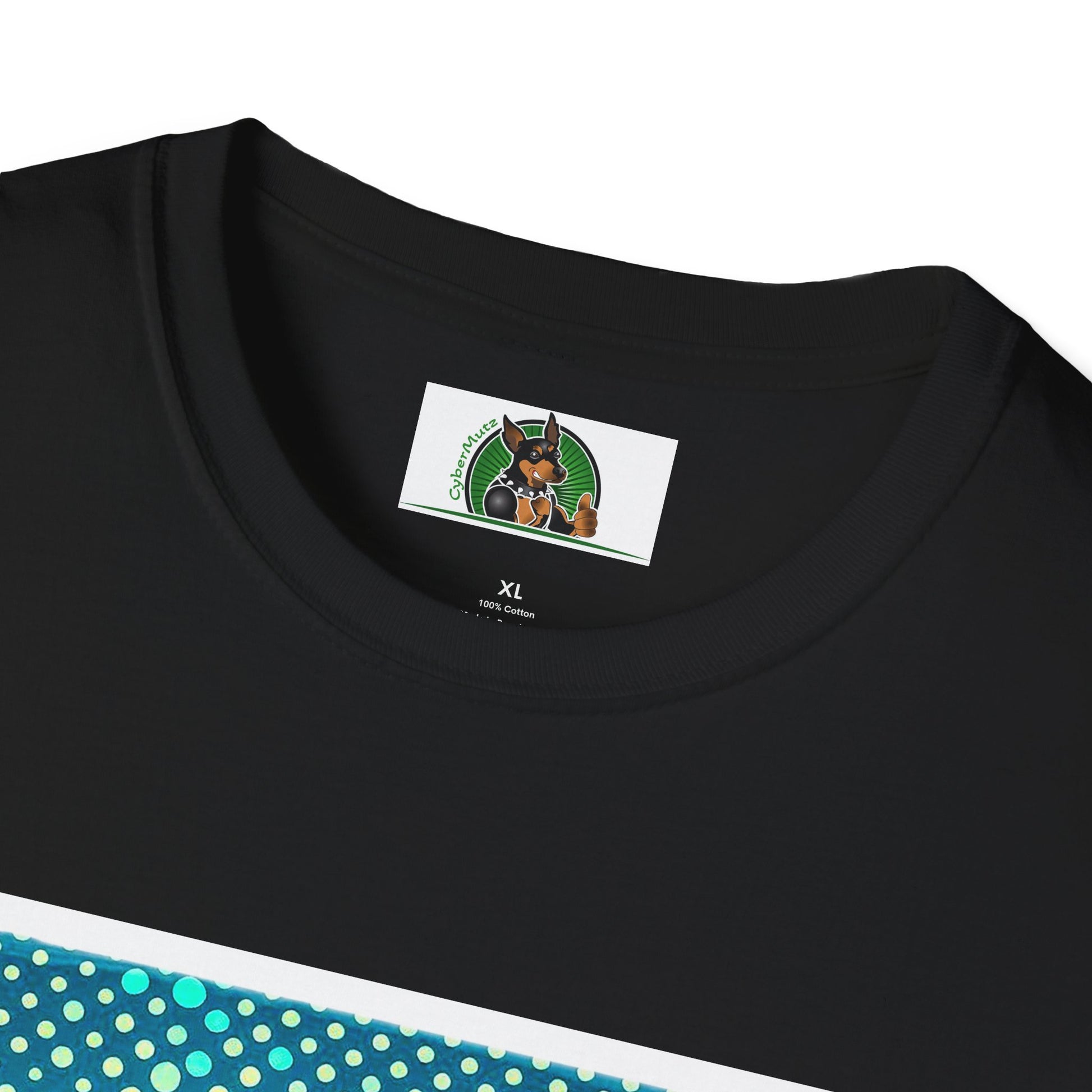 Wacky Australian Shepherd Dog In Colorful Car T-Shirt Printify