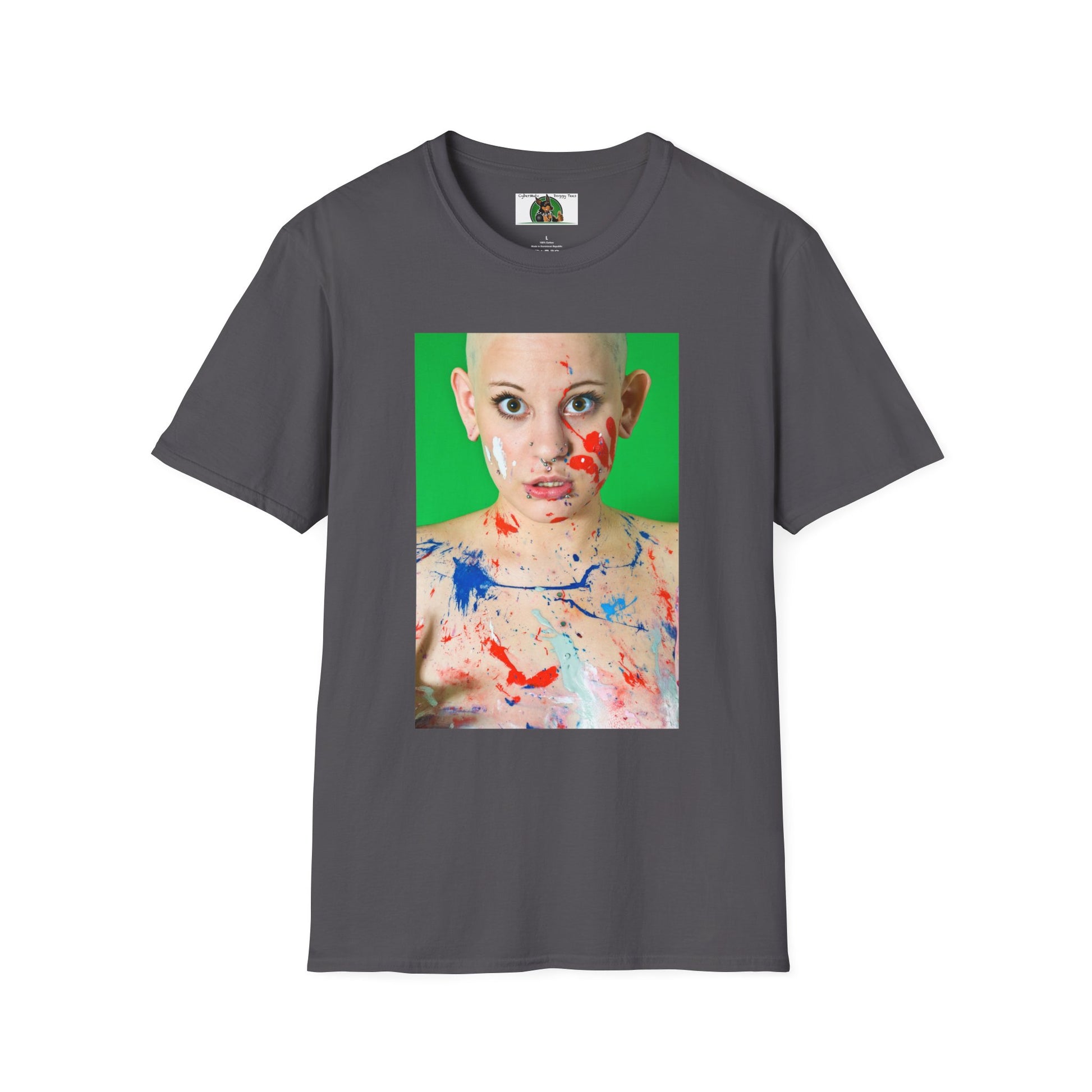 Mis·cel·la·ne·ous Funny Girl T-Shirt Printify S Charcoal 