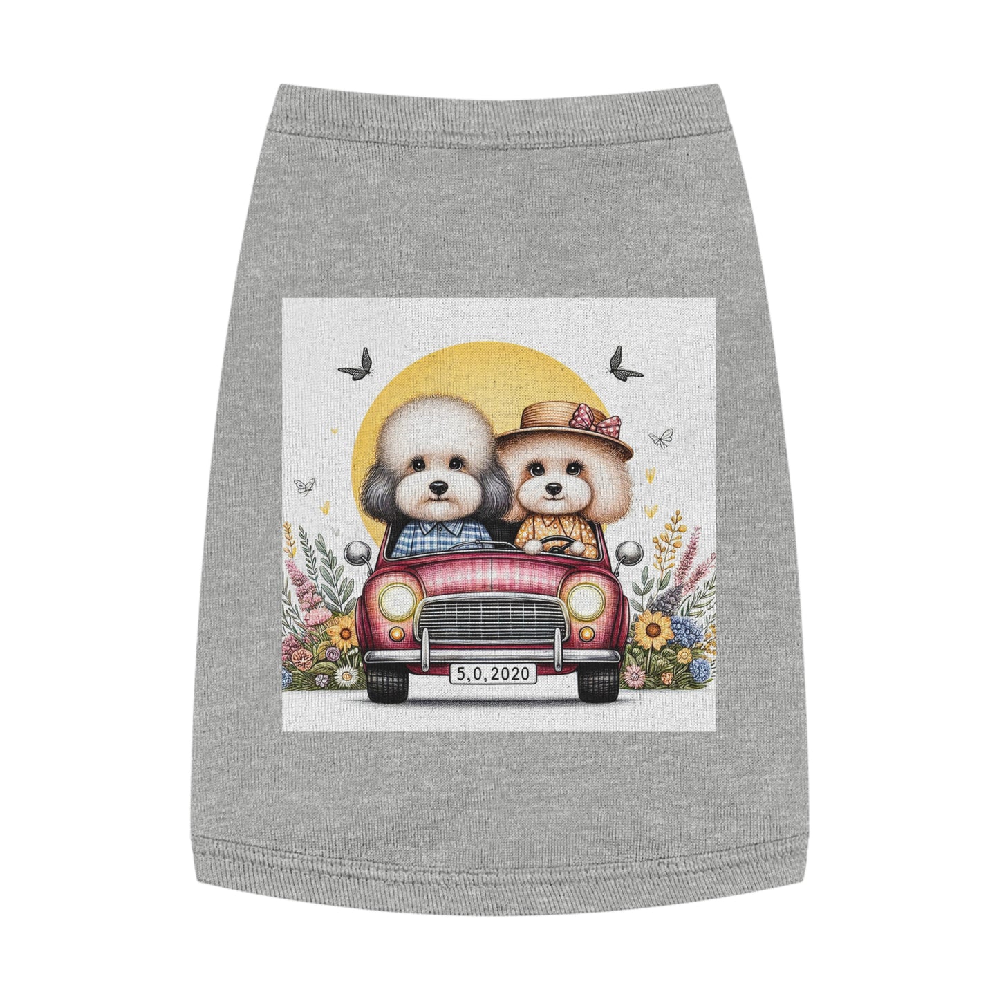 Wacky Pet Tank Top Sheepadoodle Pets Printify M Heather 