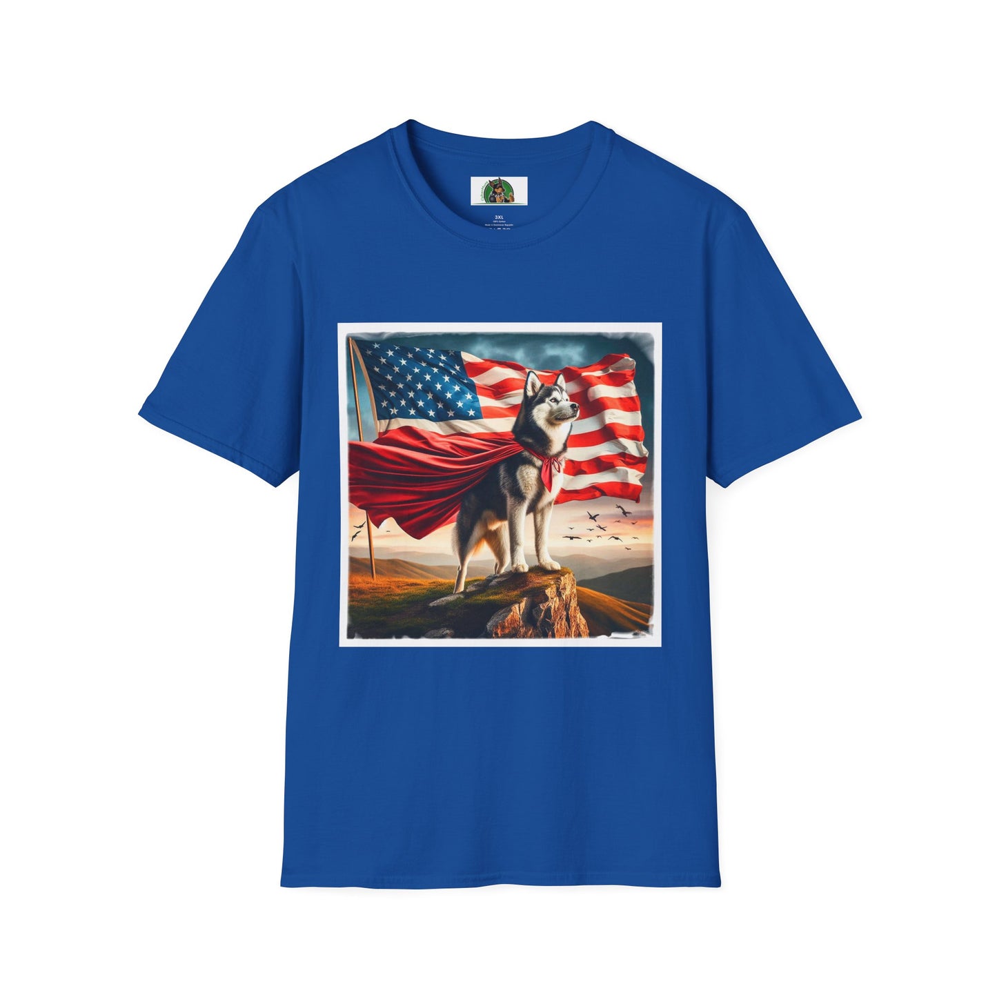 Husky T-Shirt Printify XS Royal 