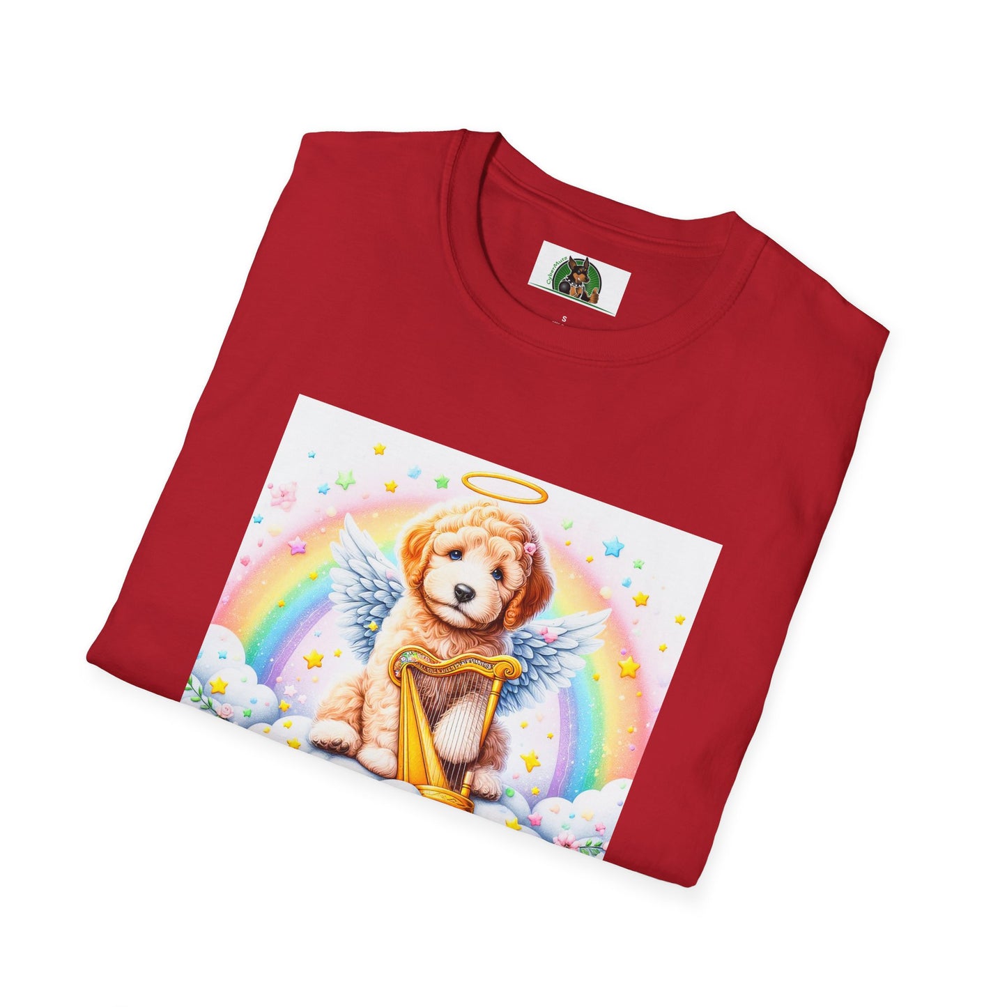 Golden Doodle colorful Angel shirt