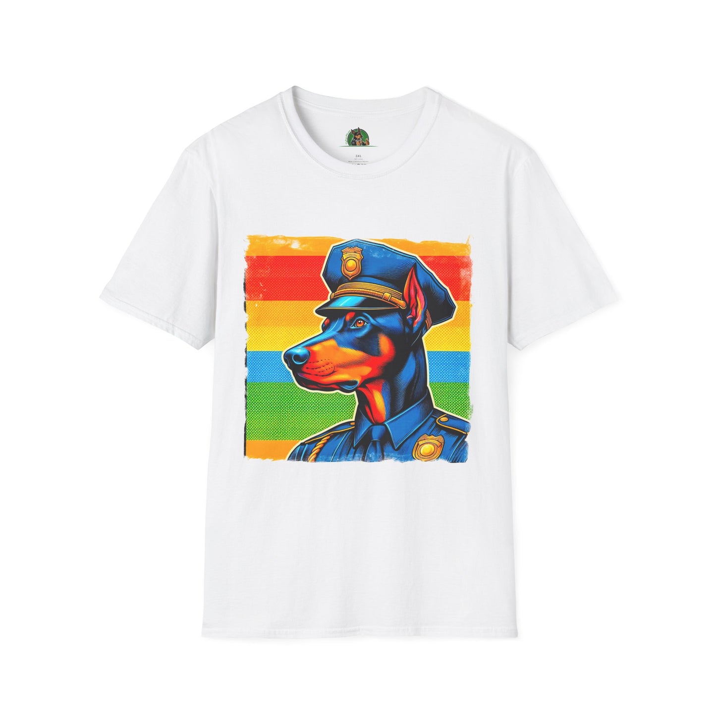 Doberman T-Shirt Printify XS White 