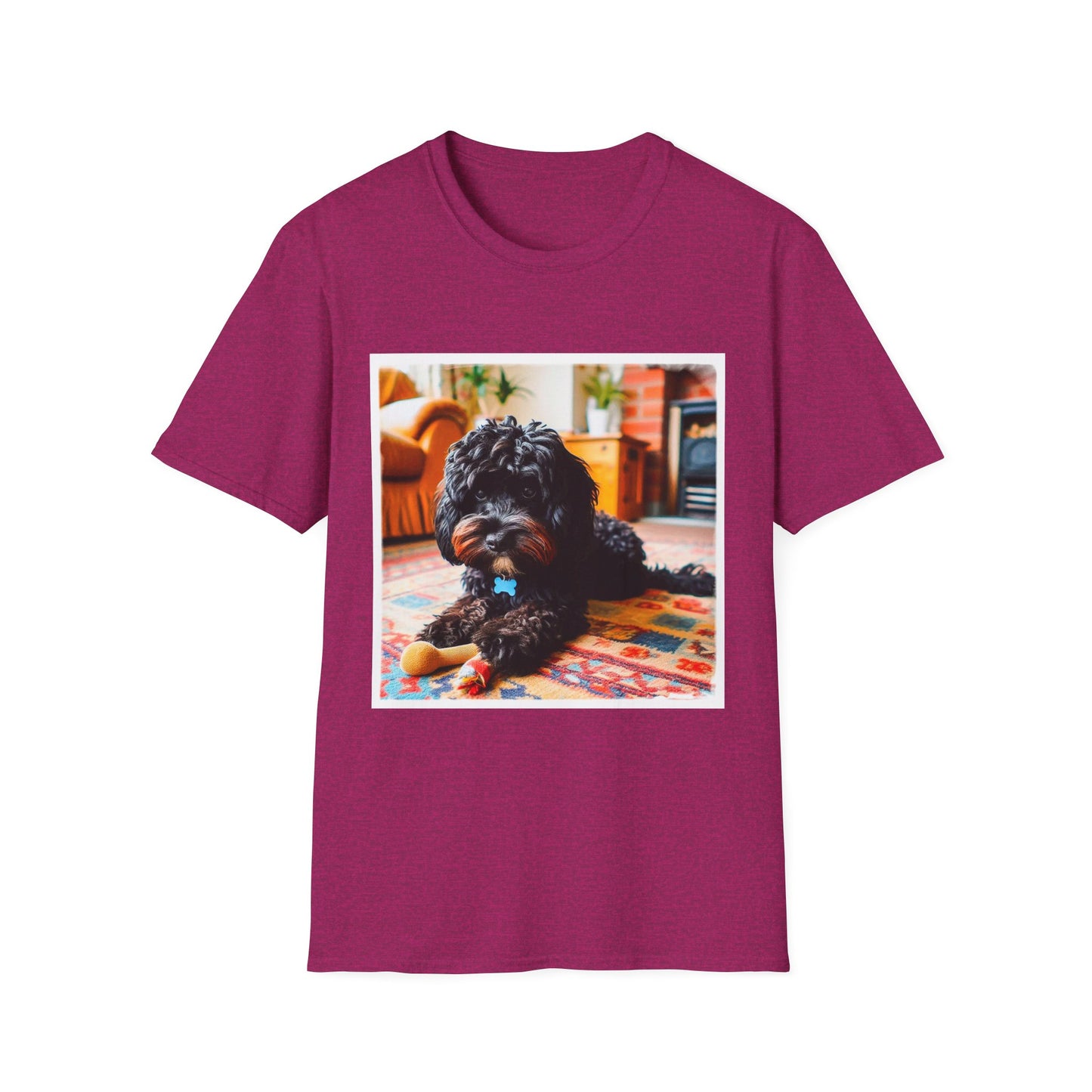 CockerPoo T-Shirt Printify S Antique Heliconia