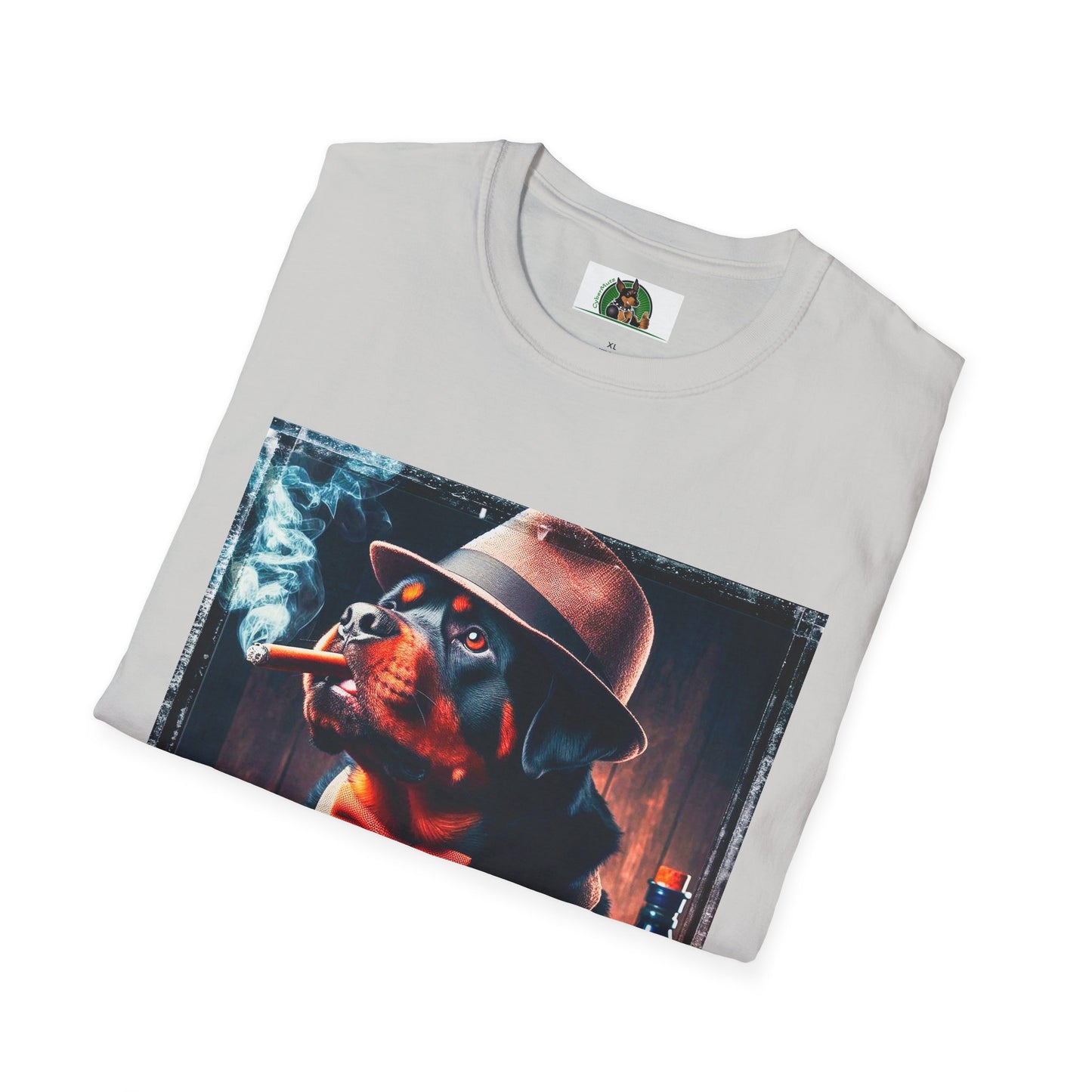 Rottweiler smoking a cigar shirt