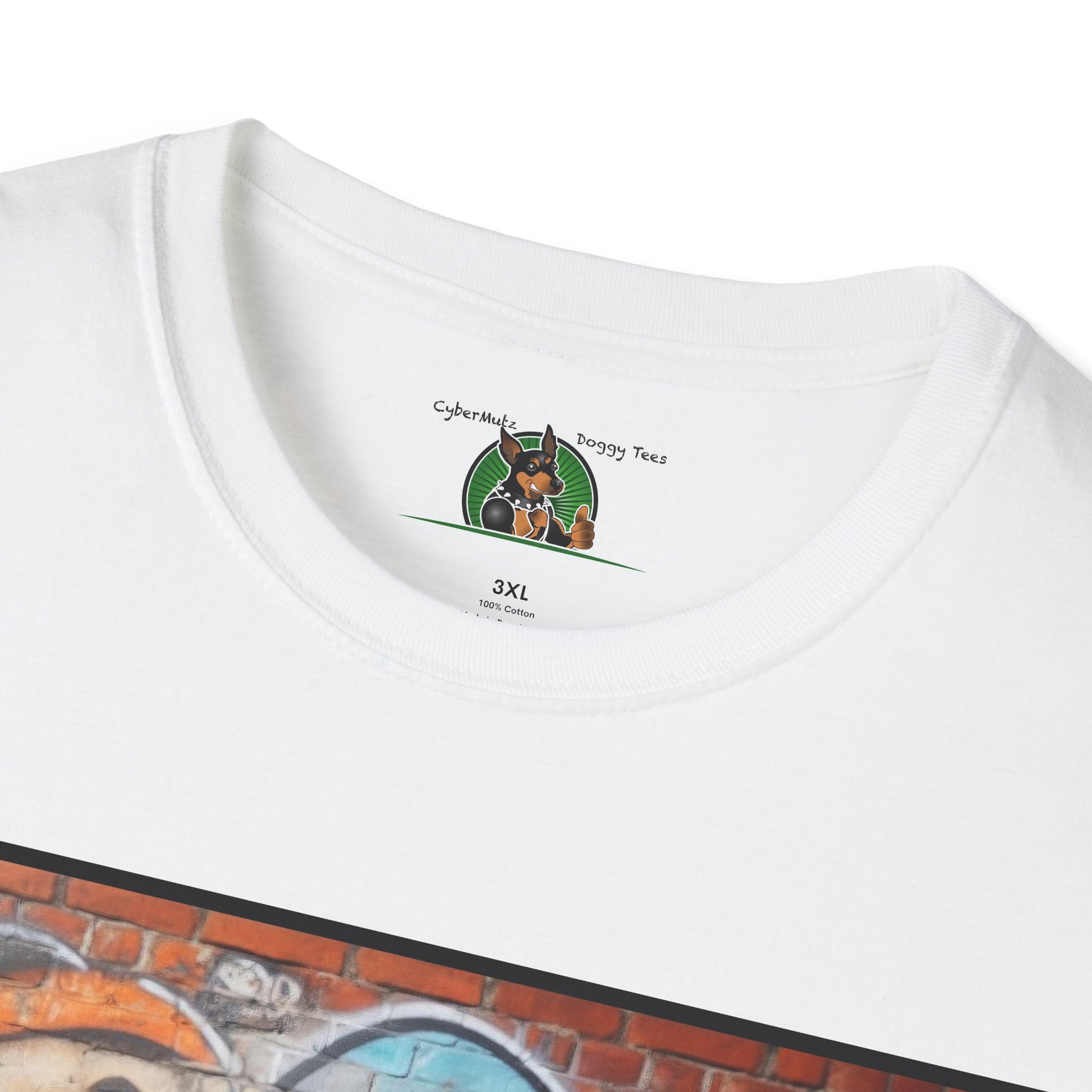 German Shepherd Dog Chillin Unisex Softstyle T-Shirt T-Shirt Printify