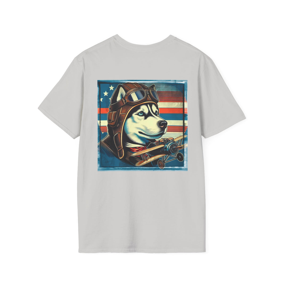 Husky hero shirt Back Design