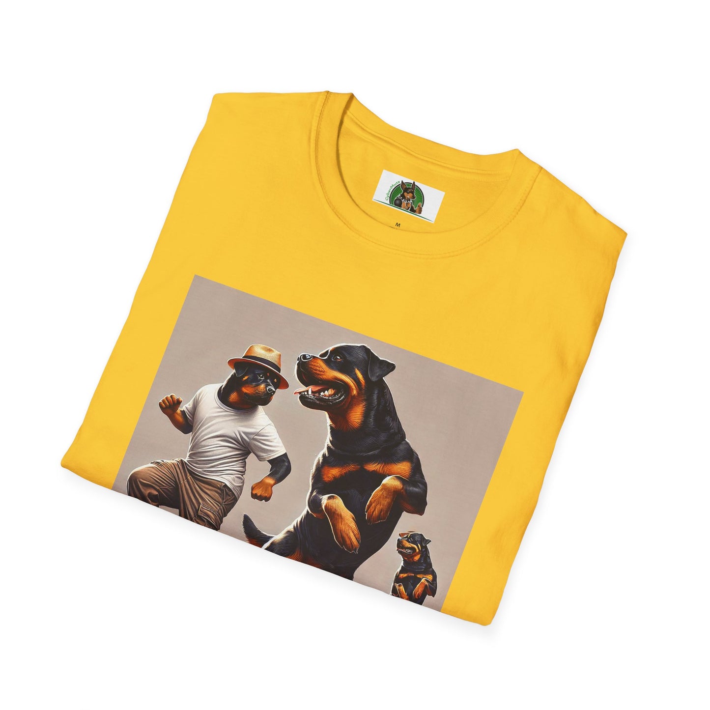 Dancing Rottweiler T-Shirt for Dog Lovers