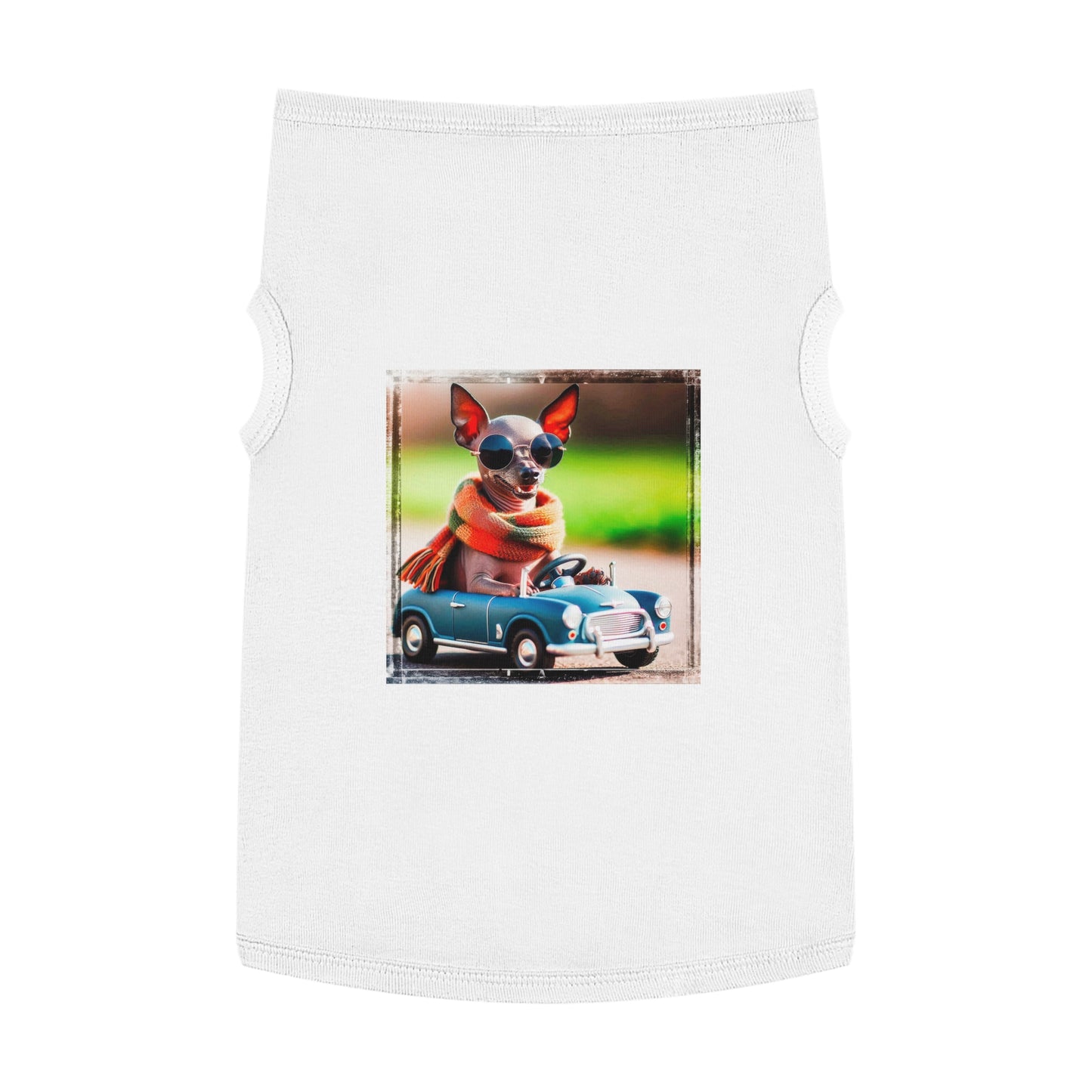 Wacky Pet Tank Top Mexican Hairless Pets Printify XL White