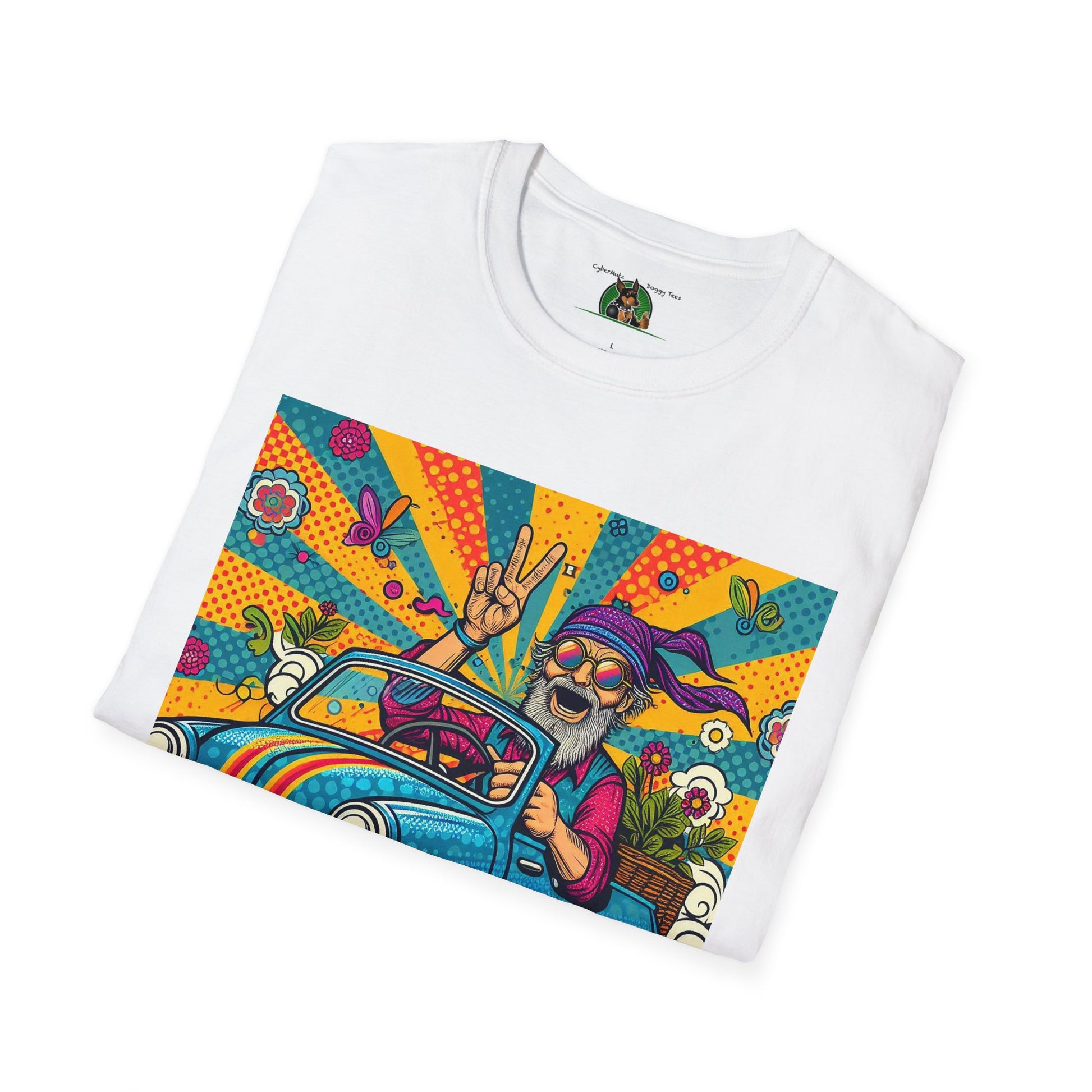 Wacky Peace Dude T-Shirt Printify   