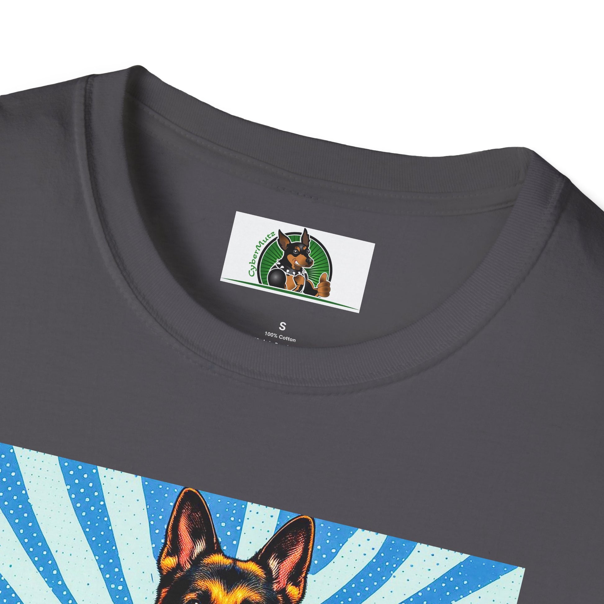 German Shepherd working out shirt T-Shirt Printify