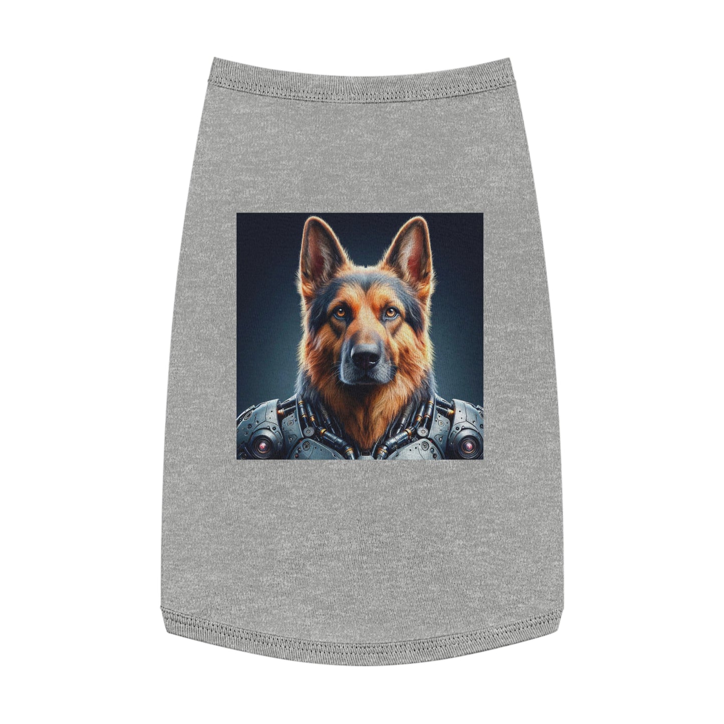 Pet Tank Top German Shepherd Pets Printify L Heather 