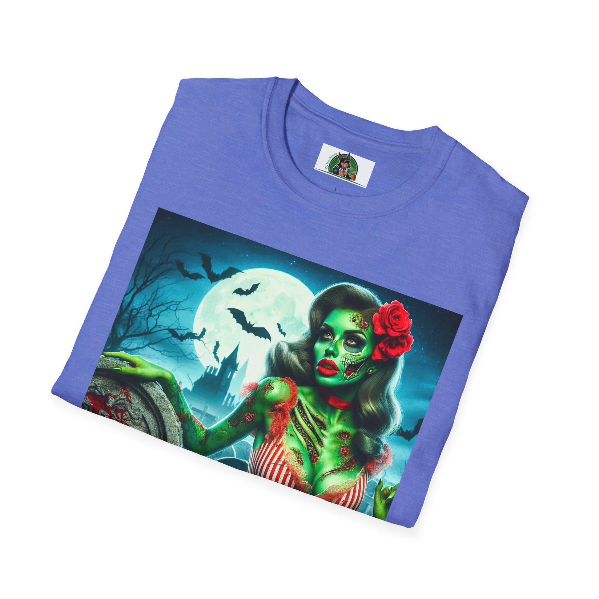 Zombie Girl T-Shirt Printify   