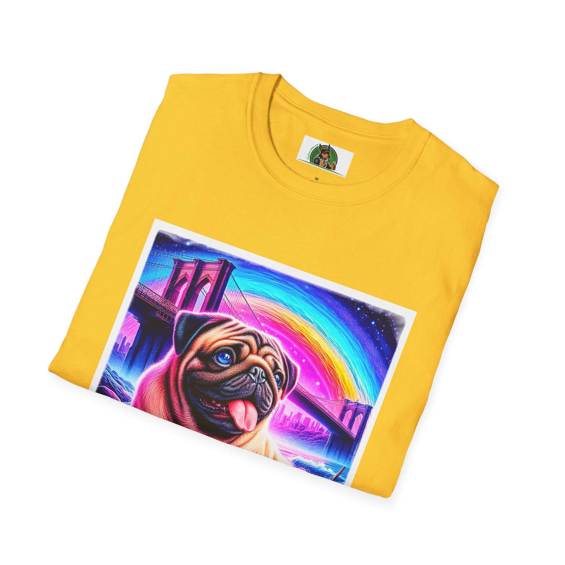 Pugs T-Shirt Printify   