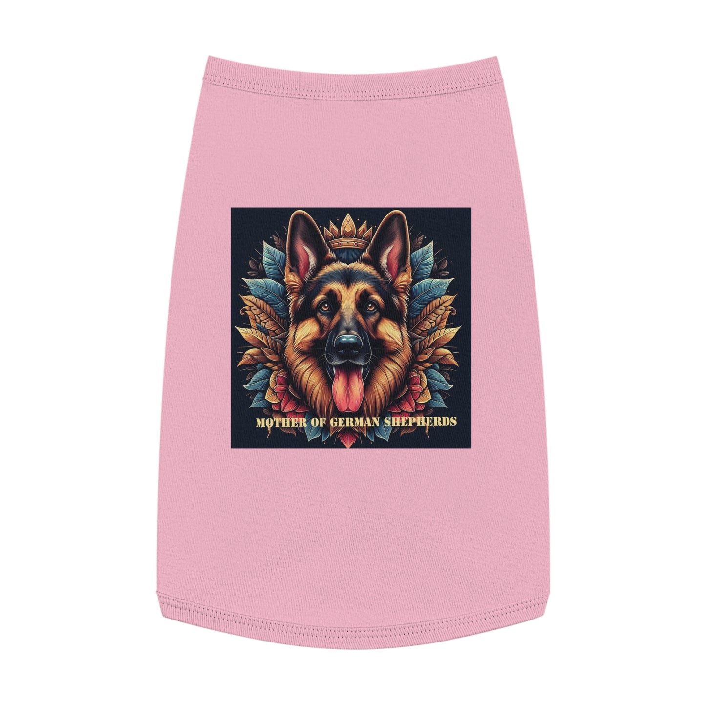 Pet Tank Top German Shepherd Pets Printify L Pink 