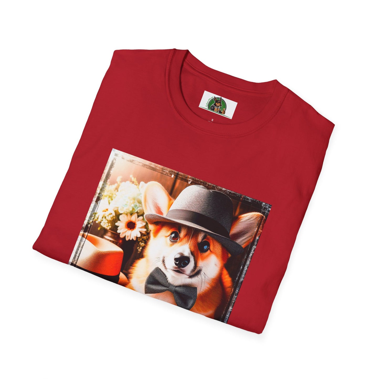 Pembroke Welsh Corgi top hat shirt