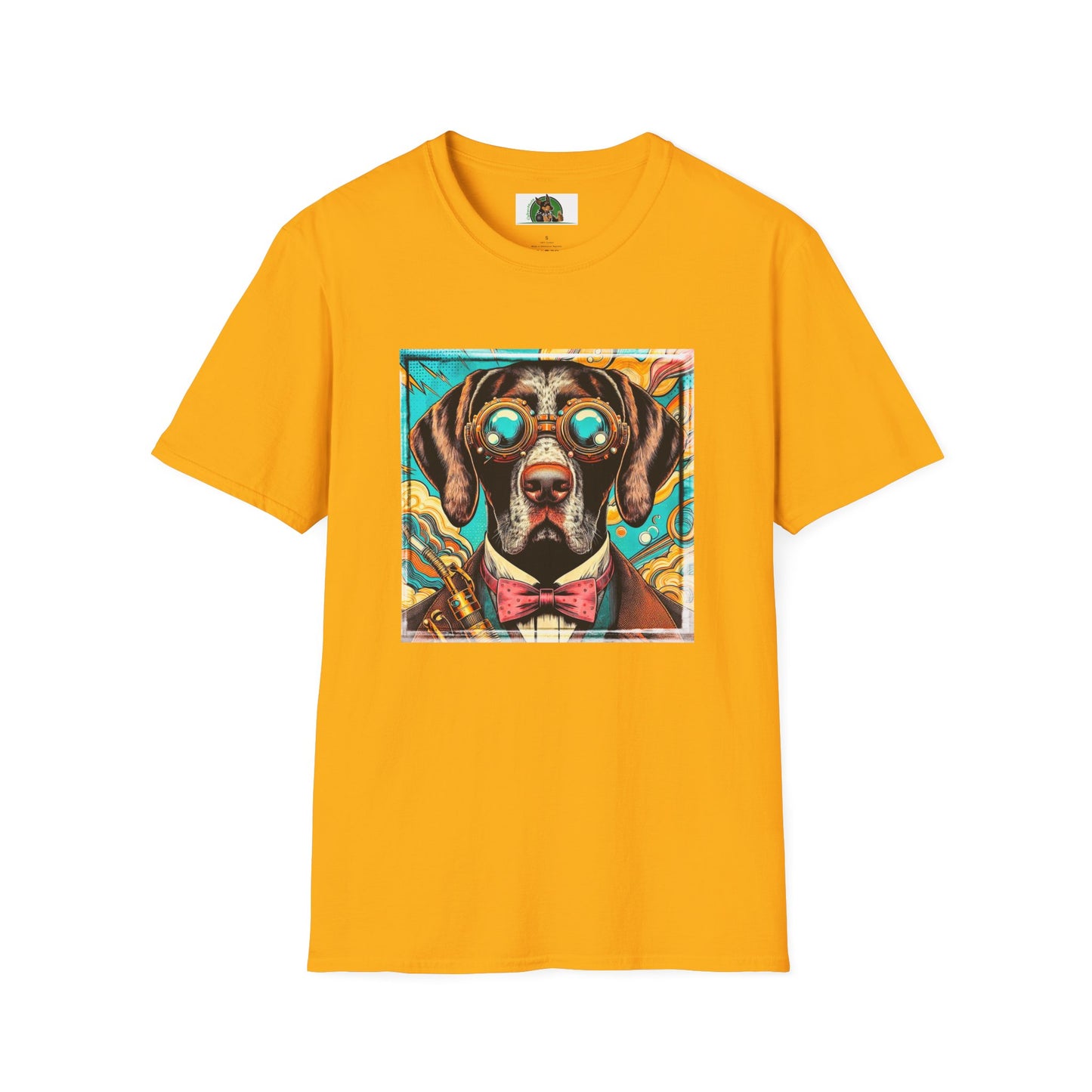 German Shorthaired Pointer T-Shirt Printify S Gold 