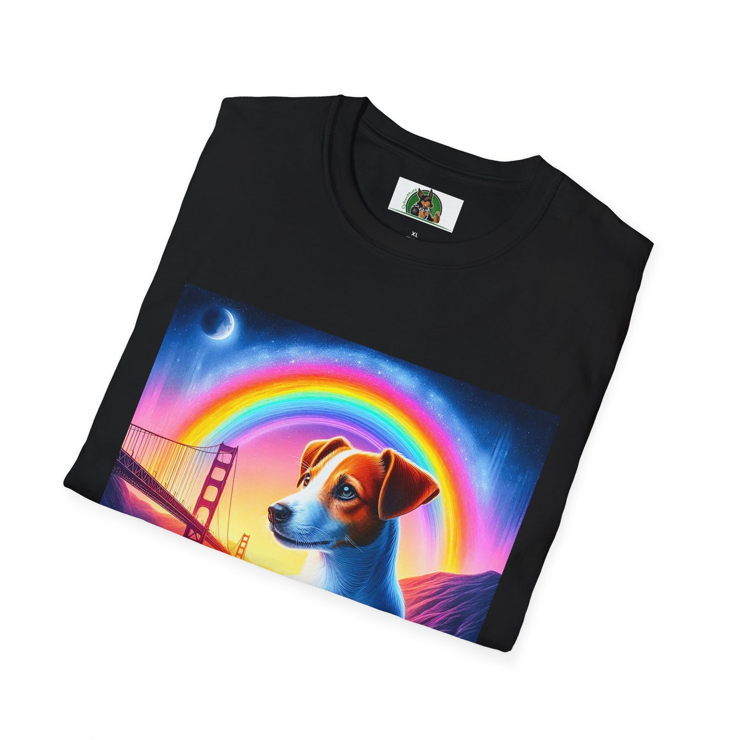 Jack Russell Rainbow Bridge Moonlit Mountain