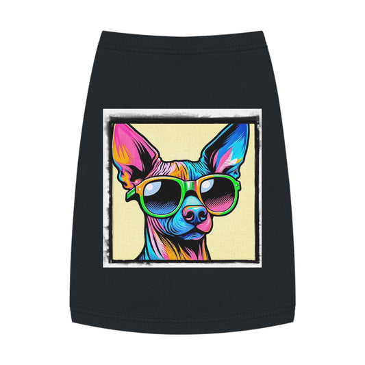 Mexican Hairless comic book cutie shirt Pets Printify M Black