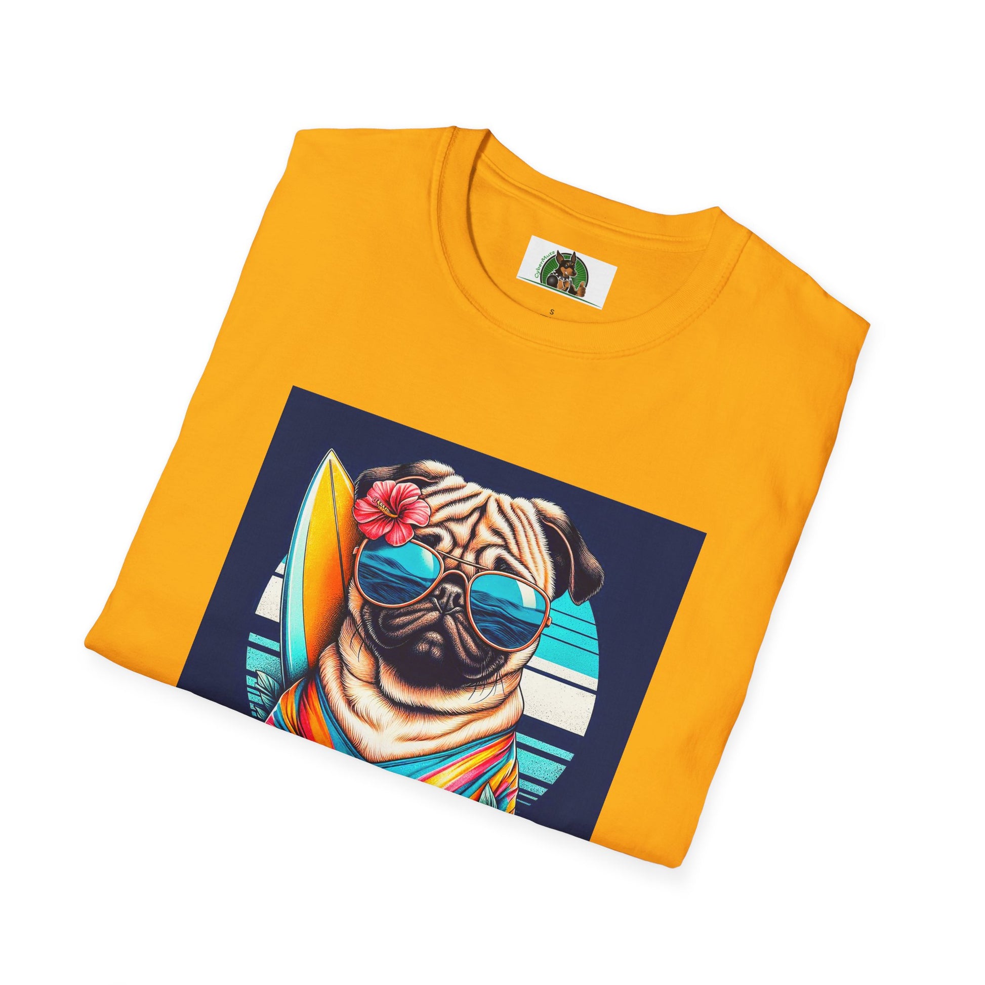 Pugs T-Shirt Printify   