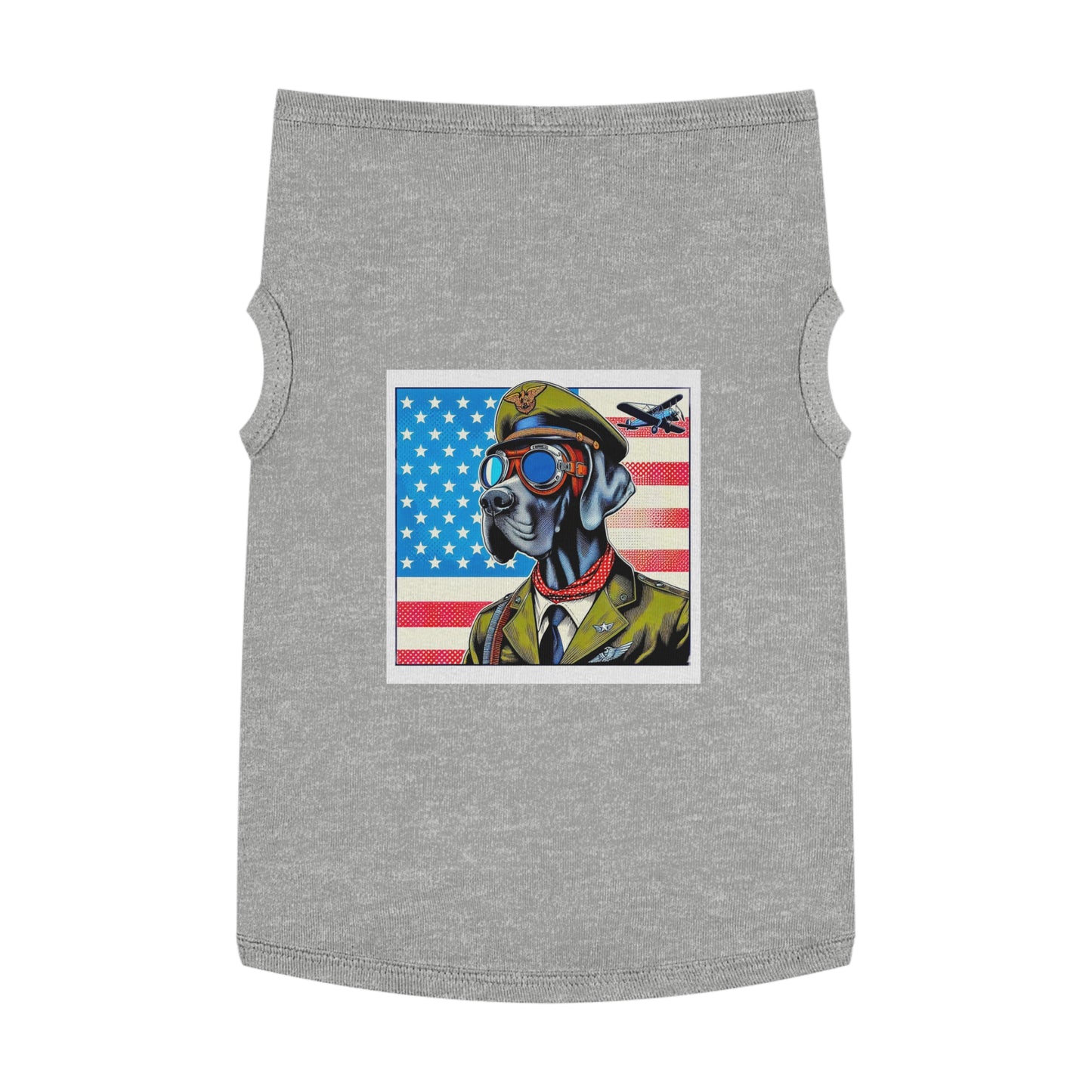 Pet Tank Top Great Dane Pets Printify XL Heather