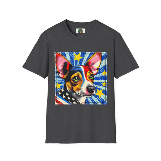 Rat Terrier T-Shirt T-Shirt Printify XS Dark Heather 