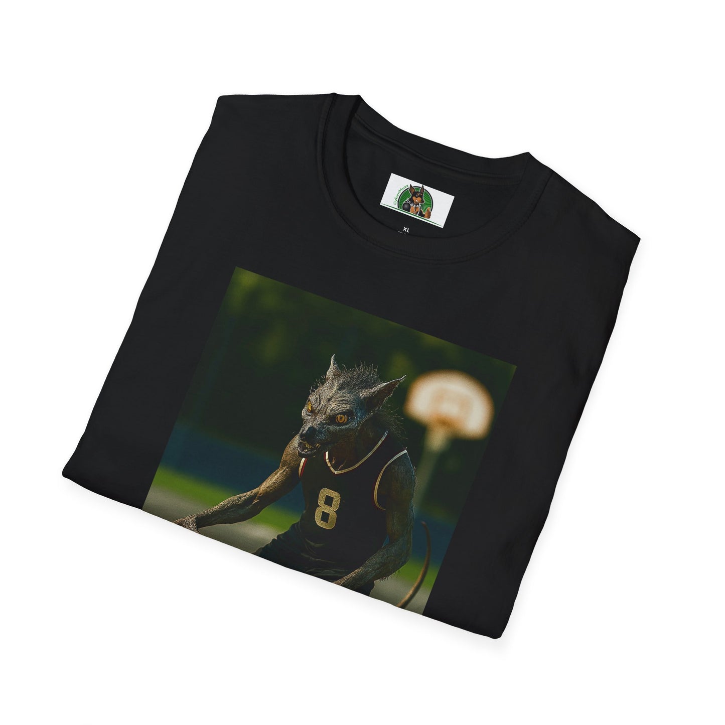 Chupacabra Basketball T-Shirt Sports T-Shirt Printify